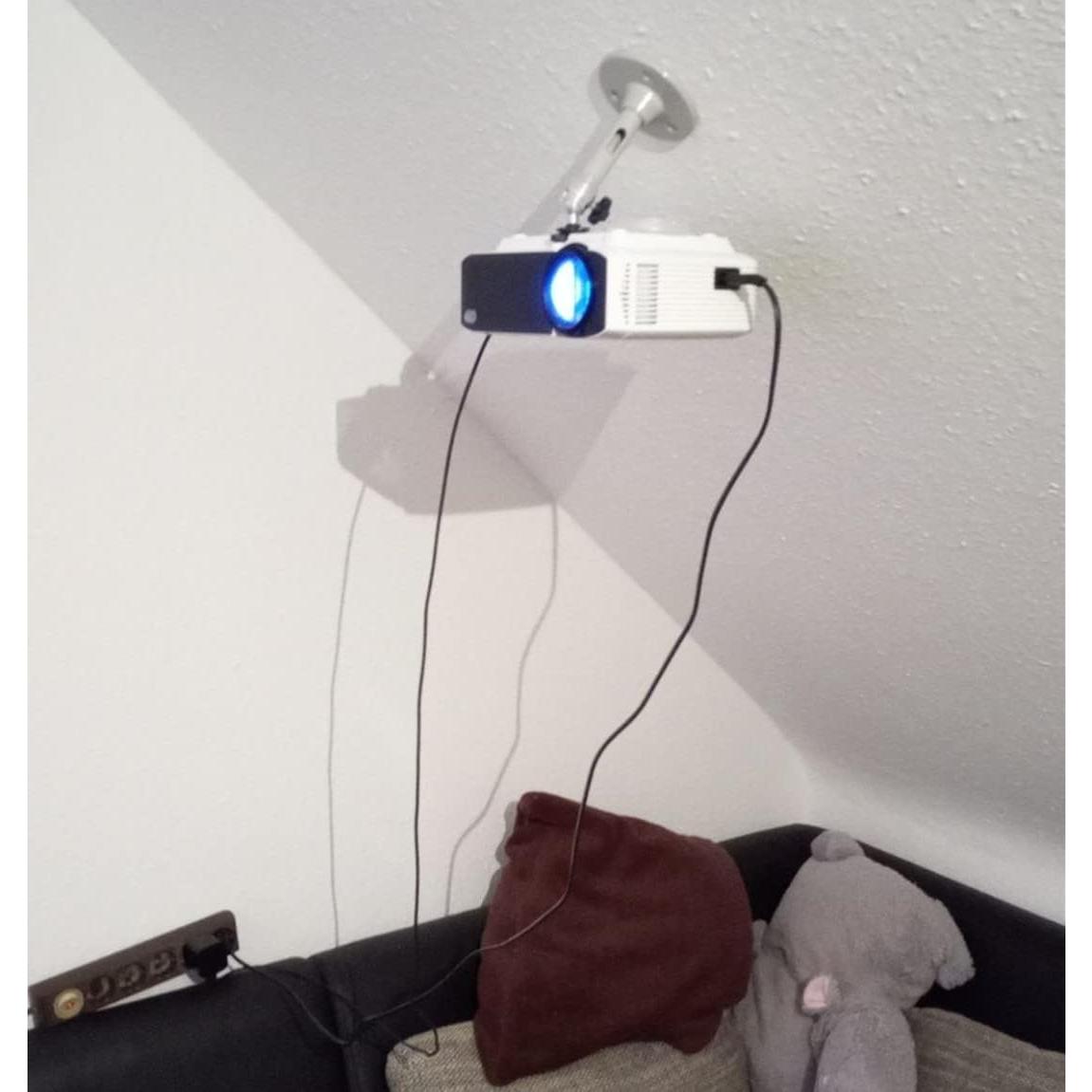 Soporte de Proyector Mini Boewill 135mm Rotatable 360° Gris