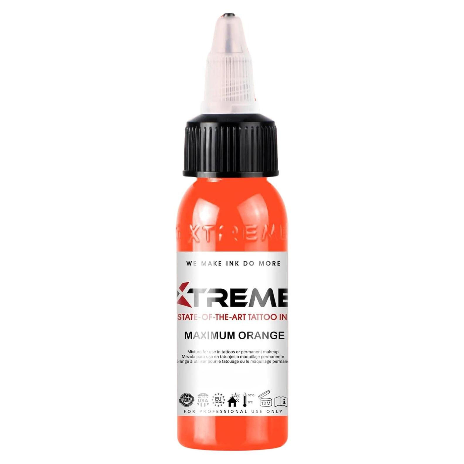 Tinta de Tatuaje Xtreme Naranja Sangriento 14.79 ml Vegana