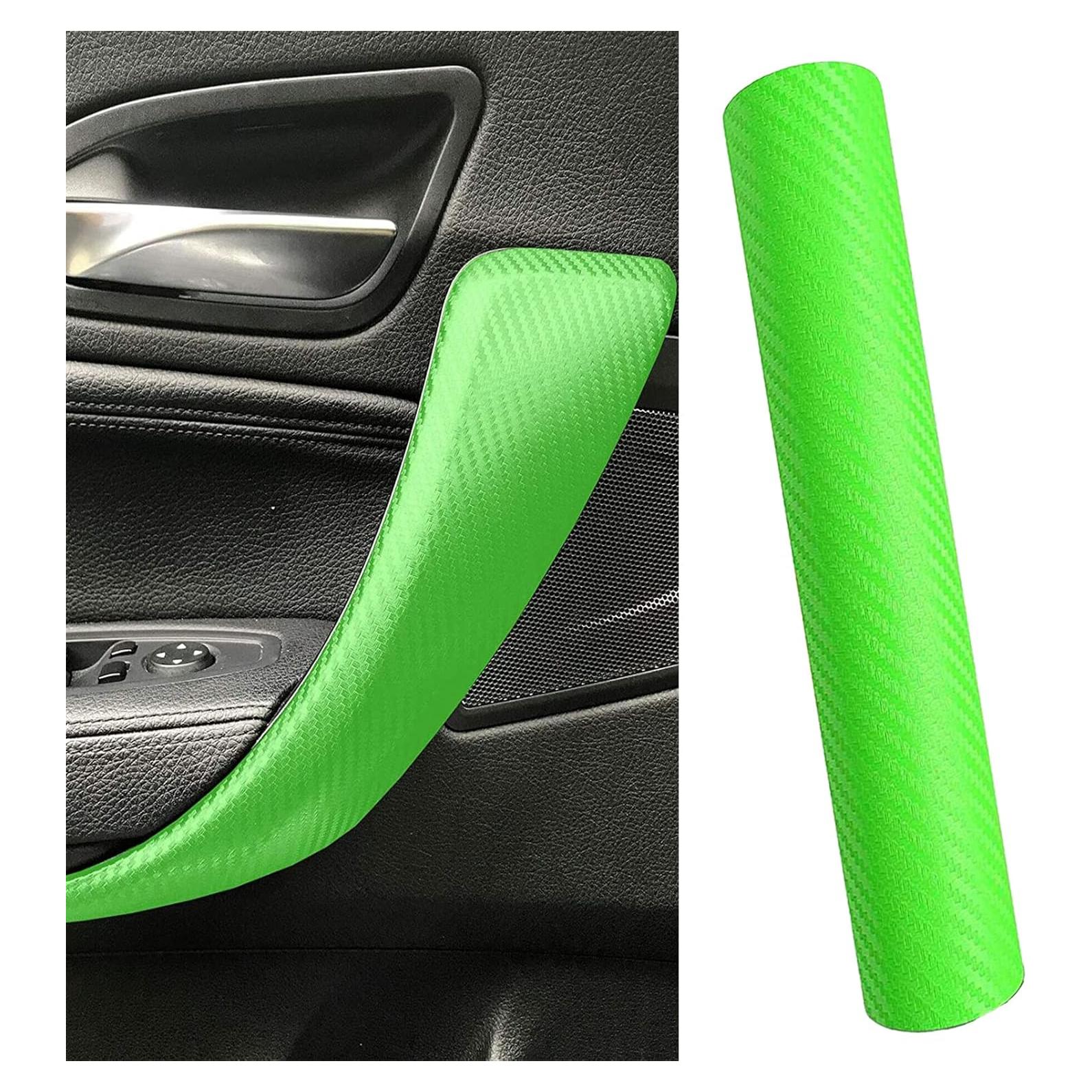 Vinilo Adhesivo para Envolver Autos WenMei 3D Verde 127x30cm