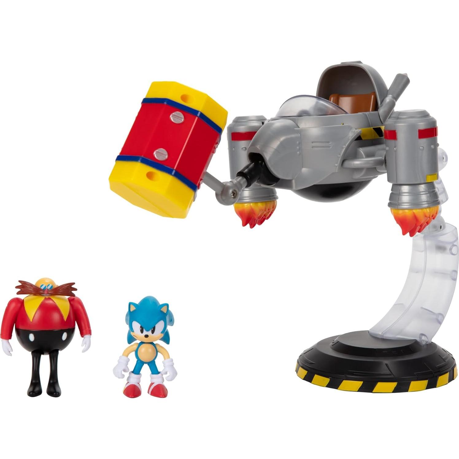 Conjunto de Batalla Egg Mobile Sonic + Dr. Eggman 14 Piezas