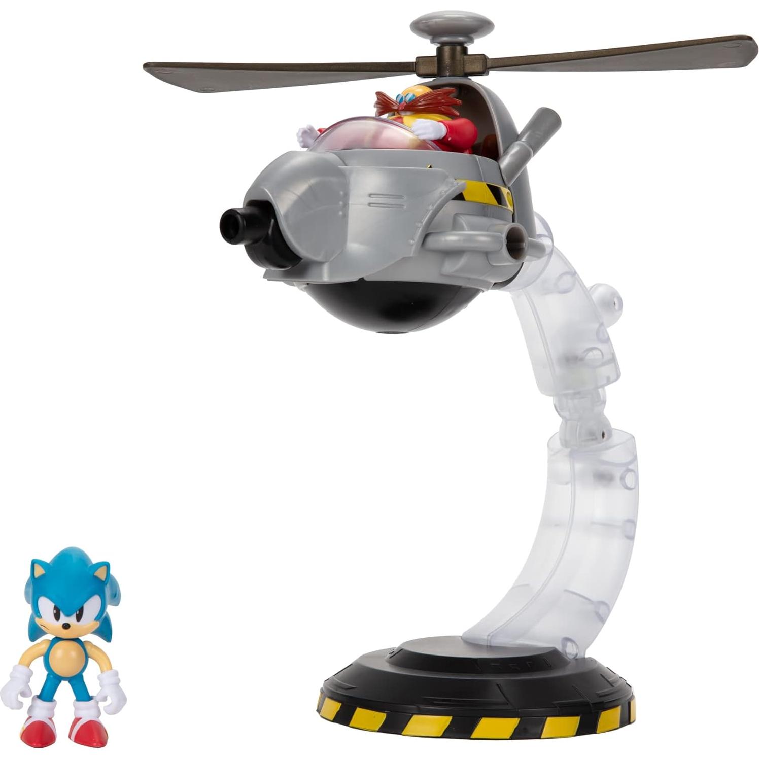 Conjunto de Batalla Egg Mobile Sonic + Dr. Eggman 14 Piezas
