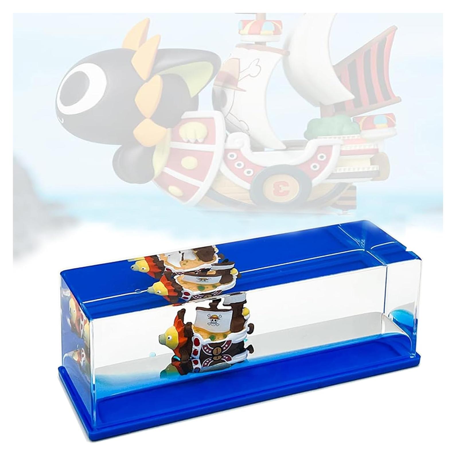 Modelo barco pirata Thousand Sunny en botella decorativa