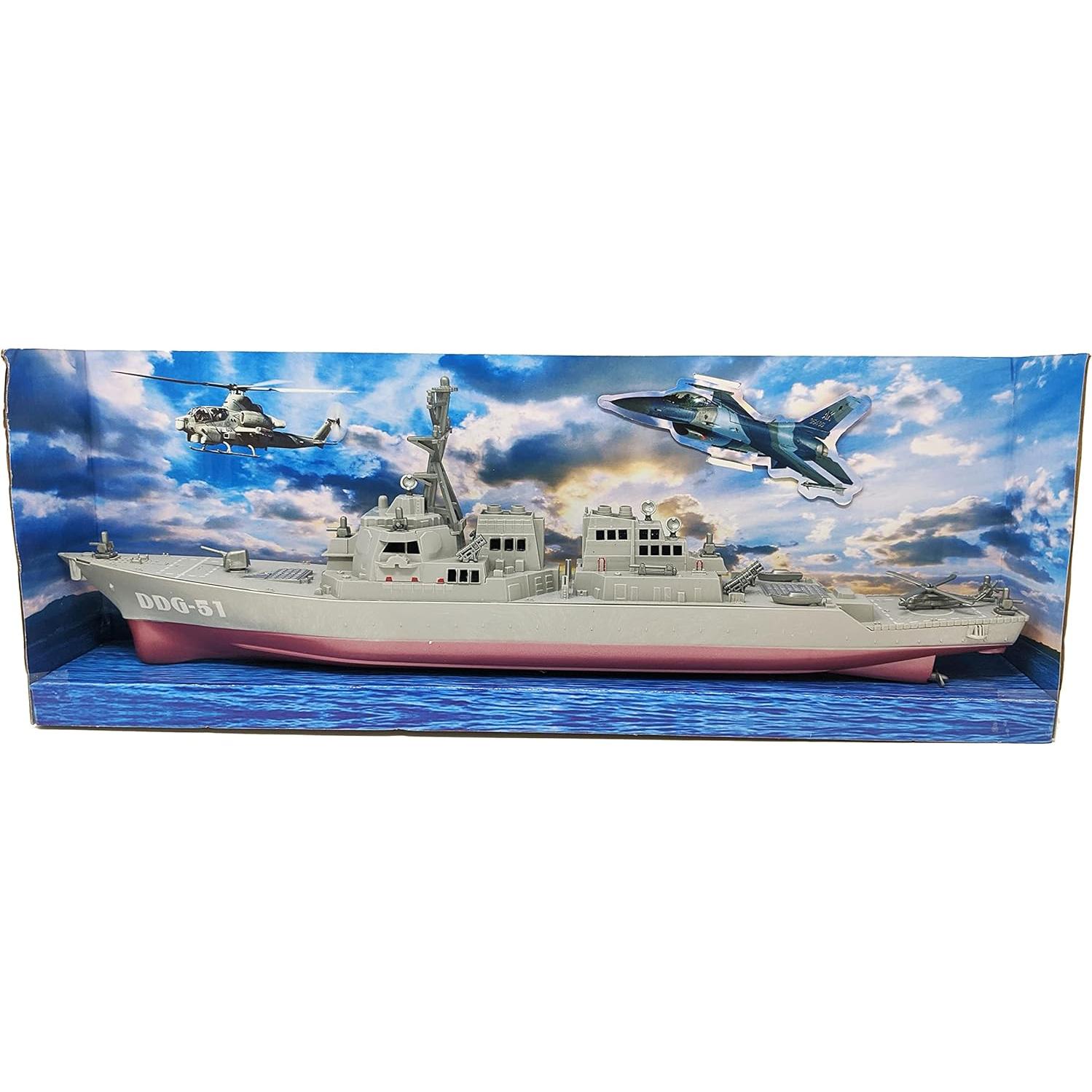 Destructor de Acorazado de Juguete Esenciales de Juguete 43 cm