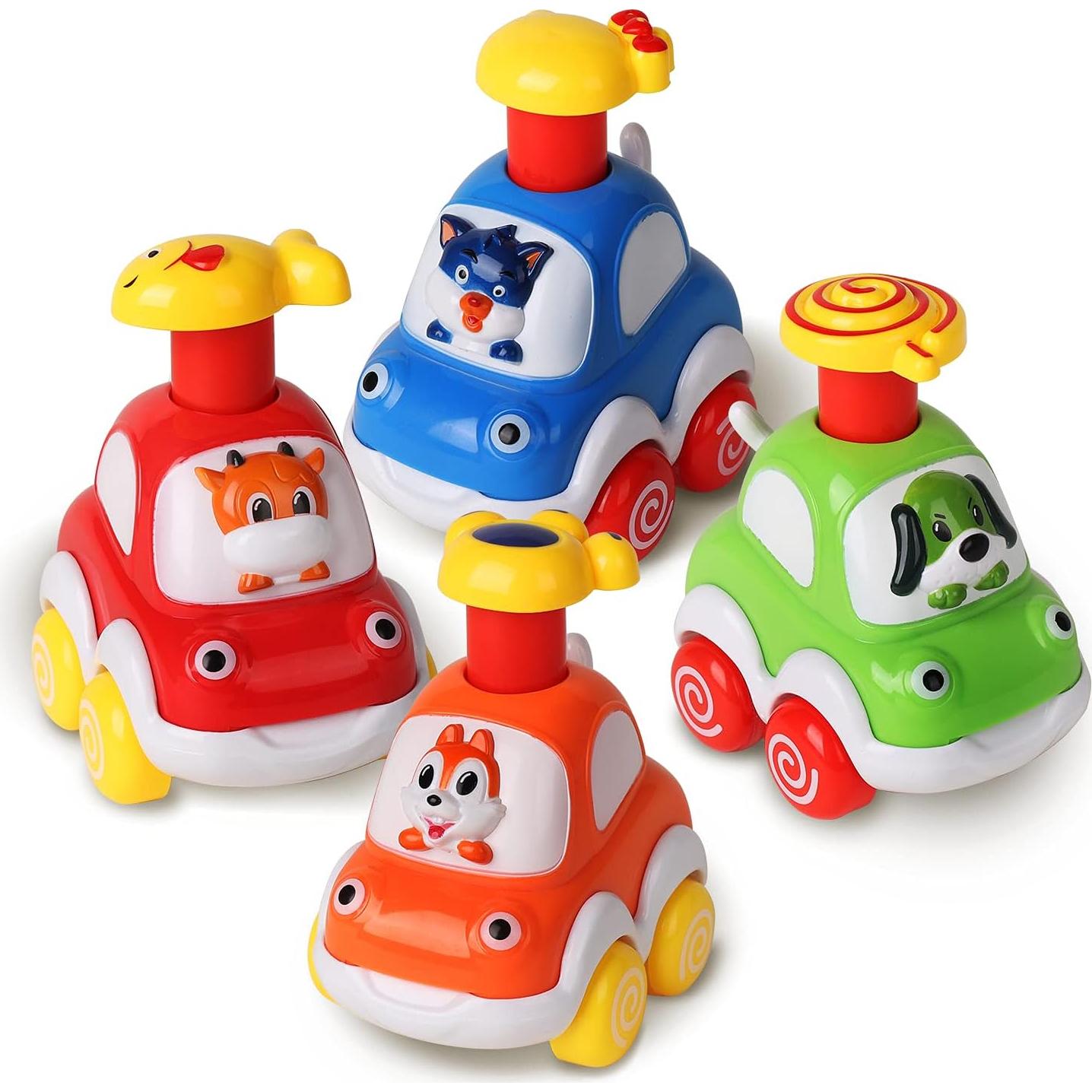 ALASOU Juguetes de Coche de Animales para Niños 1-2 Años