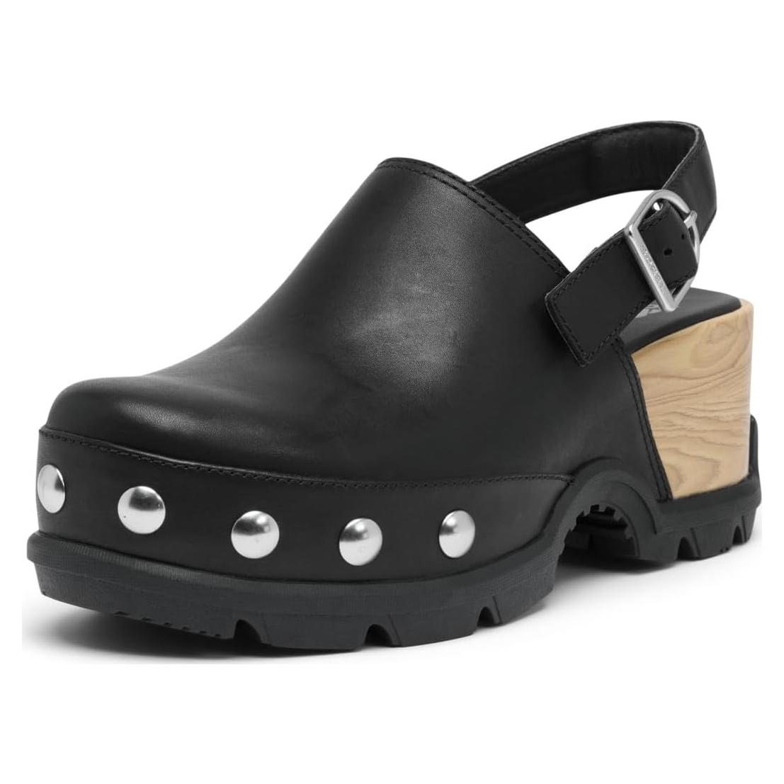 Zueco Sorel Roam'n Clog RVT para Mujeres Negro 5