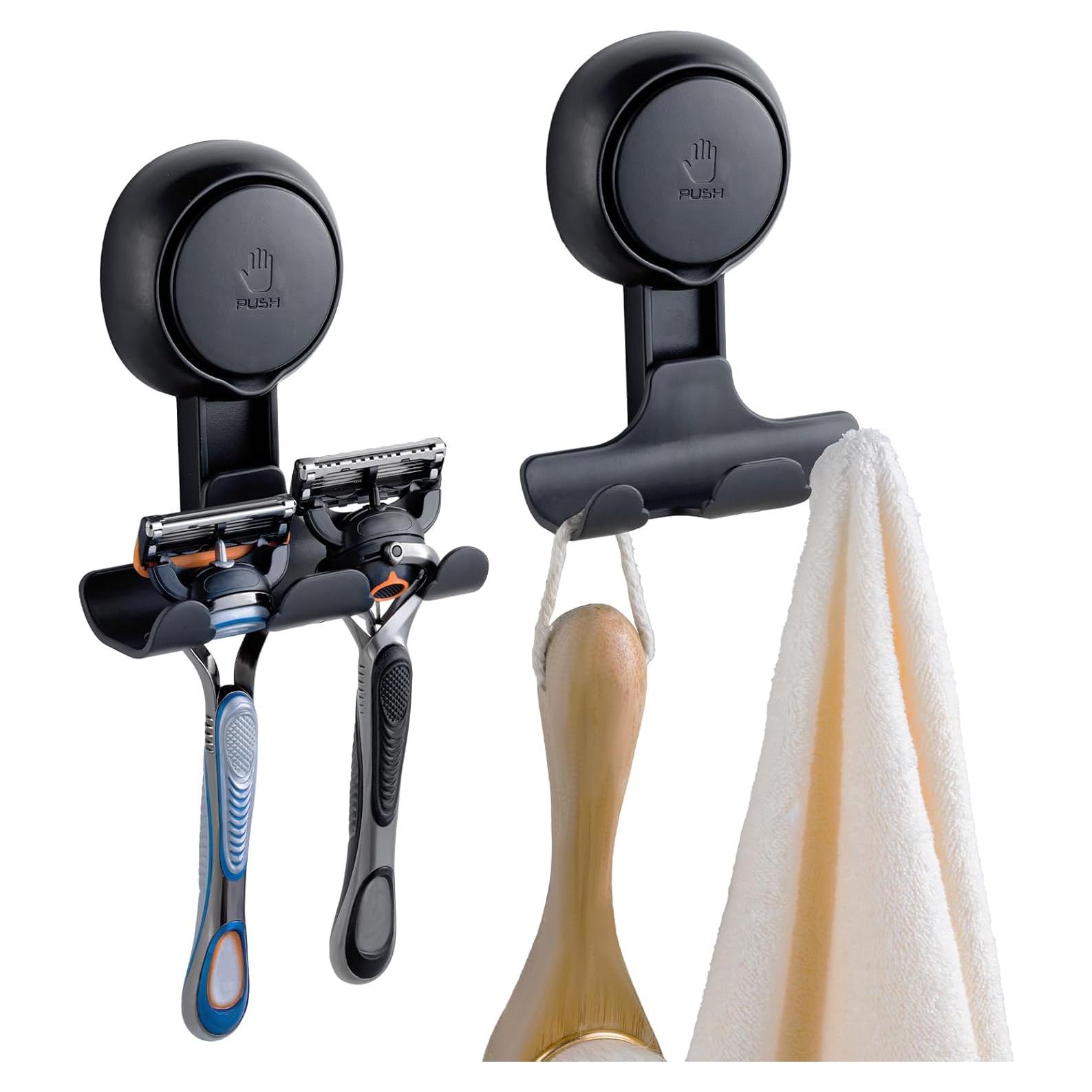 Soporte de Ventosa TAILI para Afeitadora y Toallas - 2 Paquetes