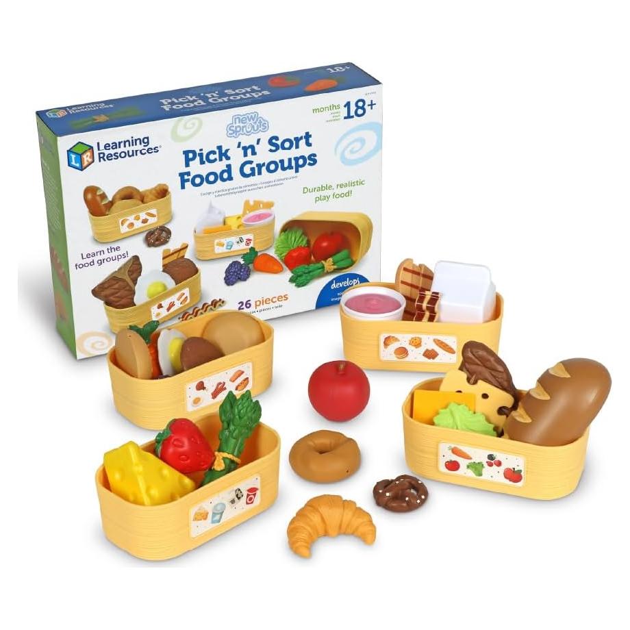 Juego de Alimentos New Sprouts Learning Resources 26 Piezas