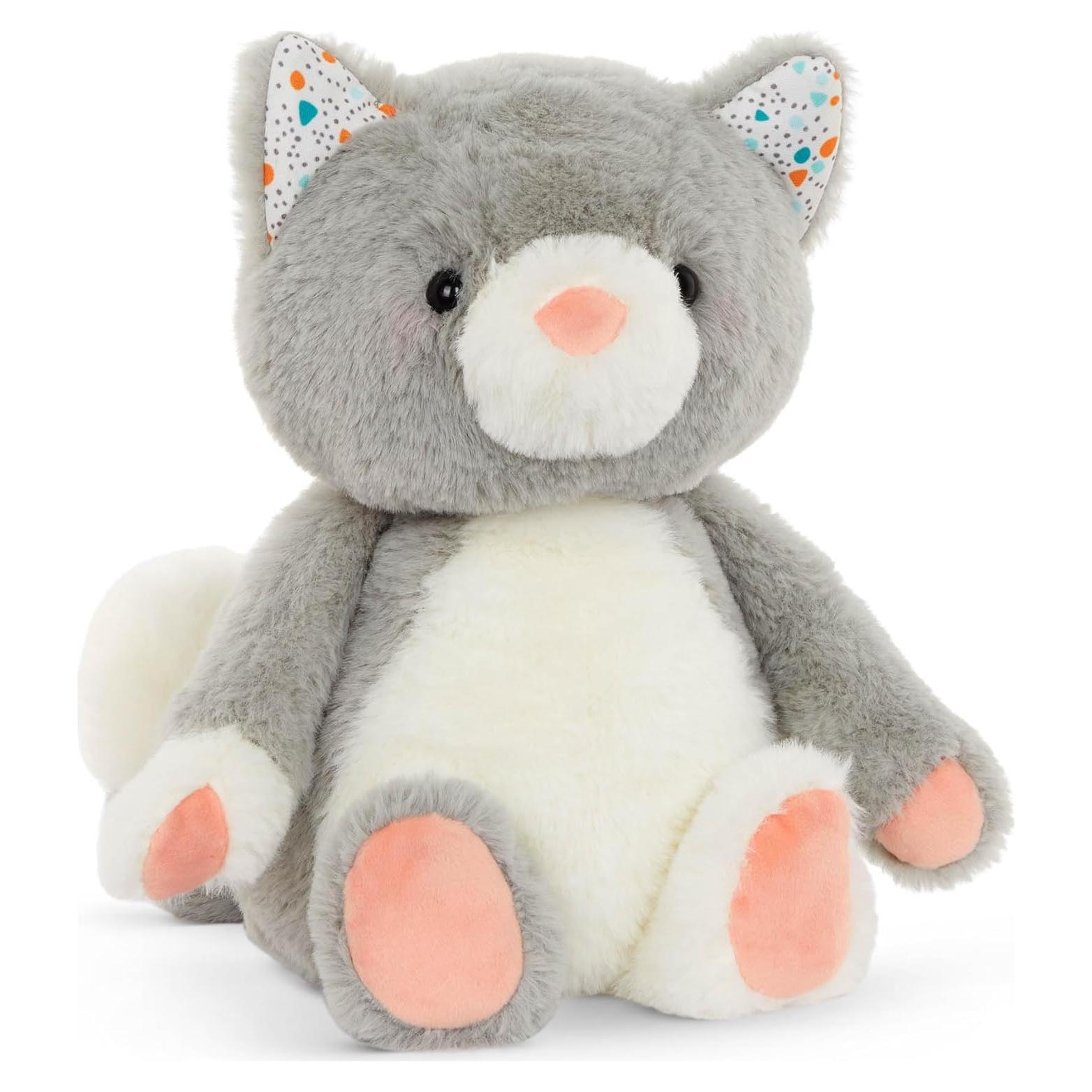 Gato de Peluche B. toys Cosmo Nublado 30 cm Gris y Blanco