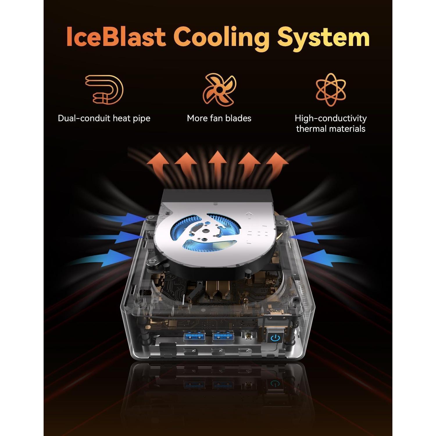 Mini PC GEEKOM AE7 Ryzen 9 7940HS 32GB 1TB Windows 11