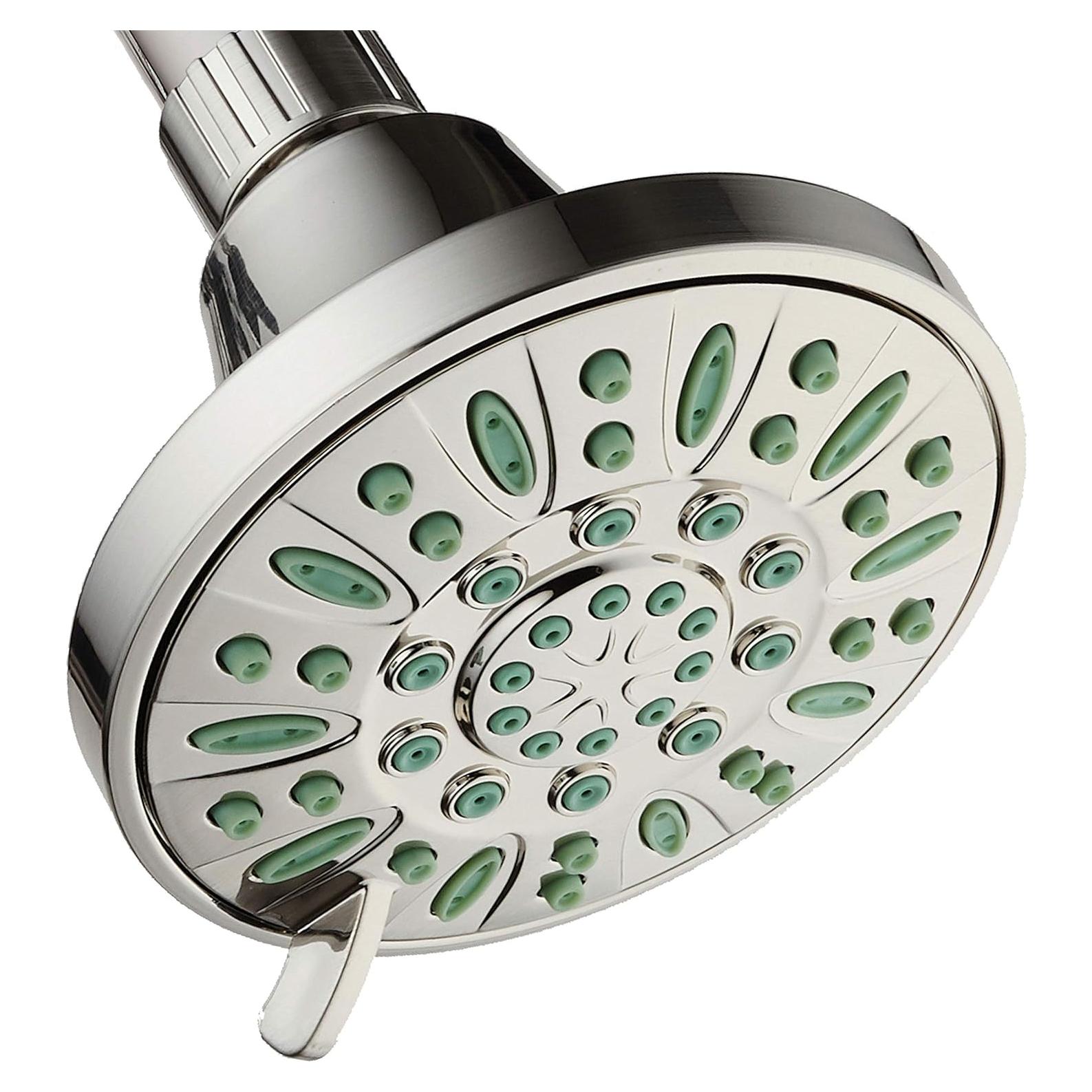 Cabezal de Ducha AquaDance 4" Antimicrobiano 6 Configuraciones