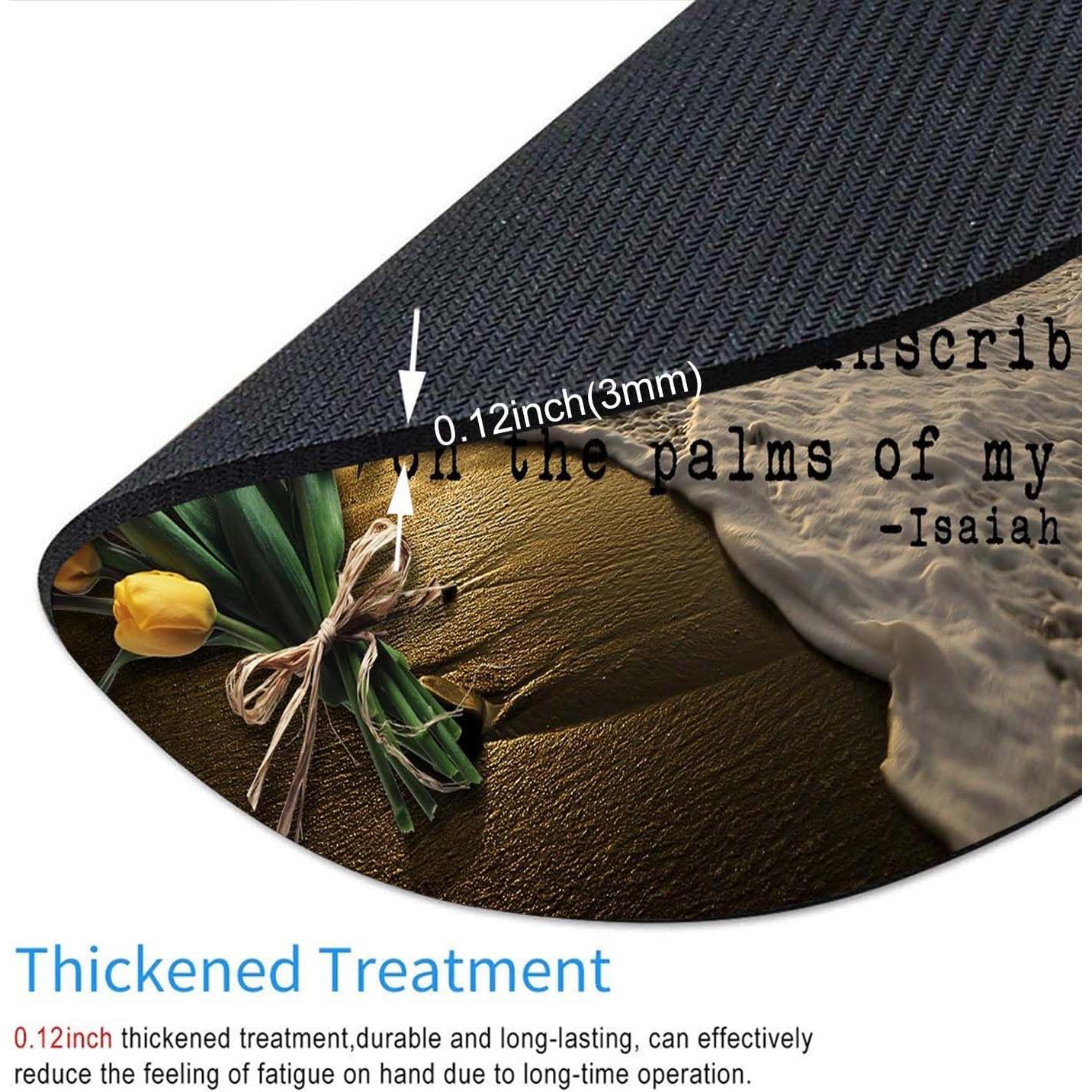 Alfombrilla de Ratón Nphuriy Redonda Versículos Biblia 20.1 cm