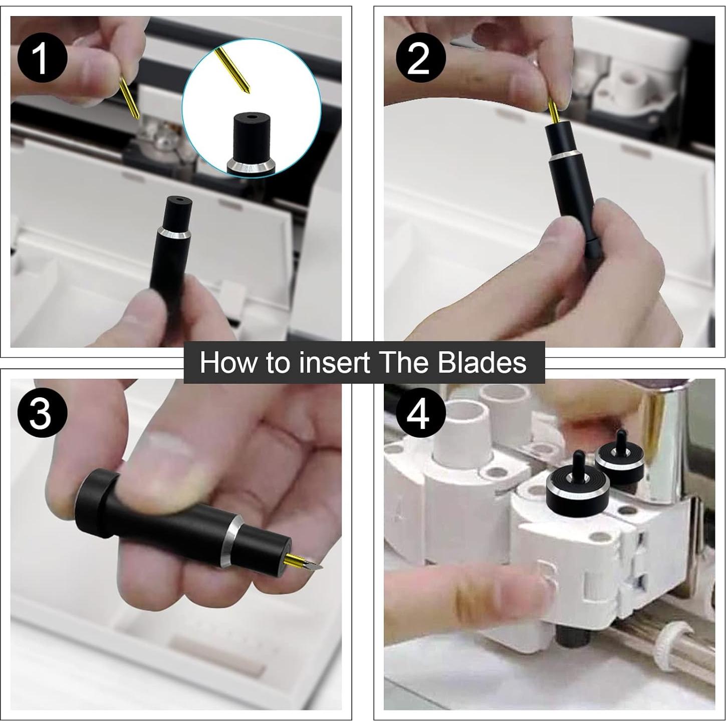 Cuchillas de Corte Profundo Hadwoer 2PCS para Explore/Maker