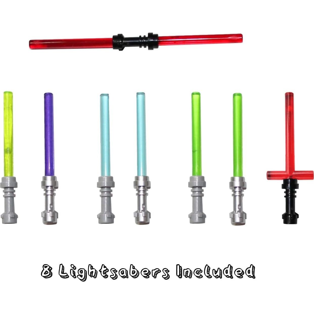 Accesorios LEGO Star Wars - 8 Sables de Luz y Blasters