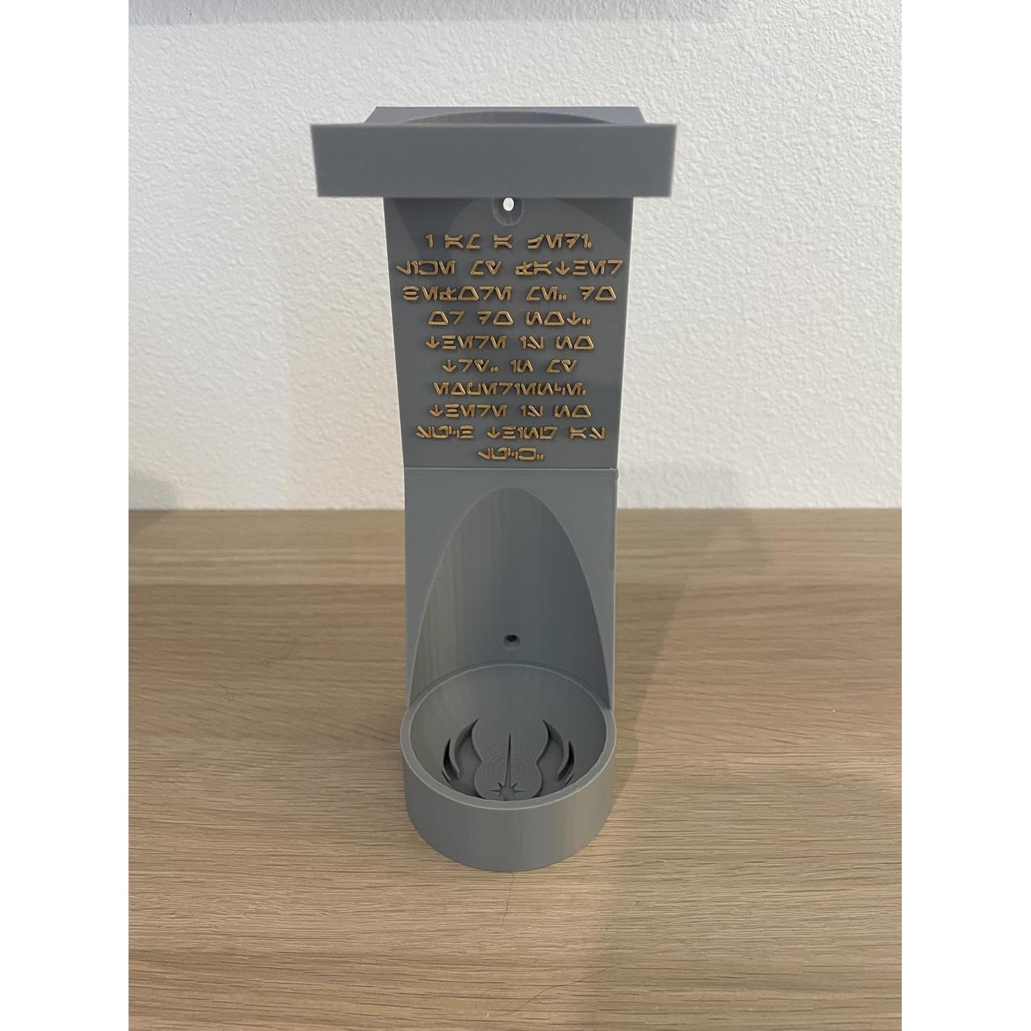 Soporte Vertical para Sable de Luz Savi - Gris Jedi