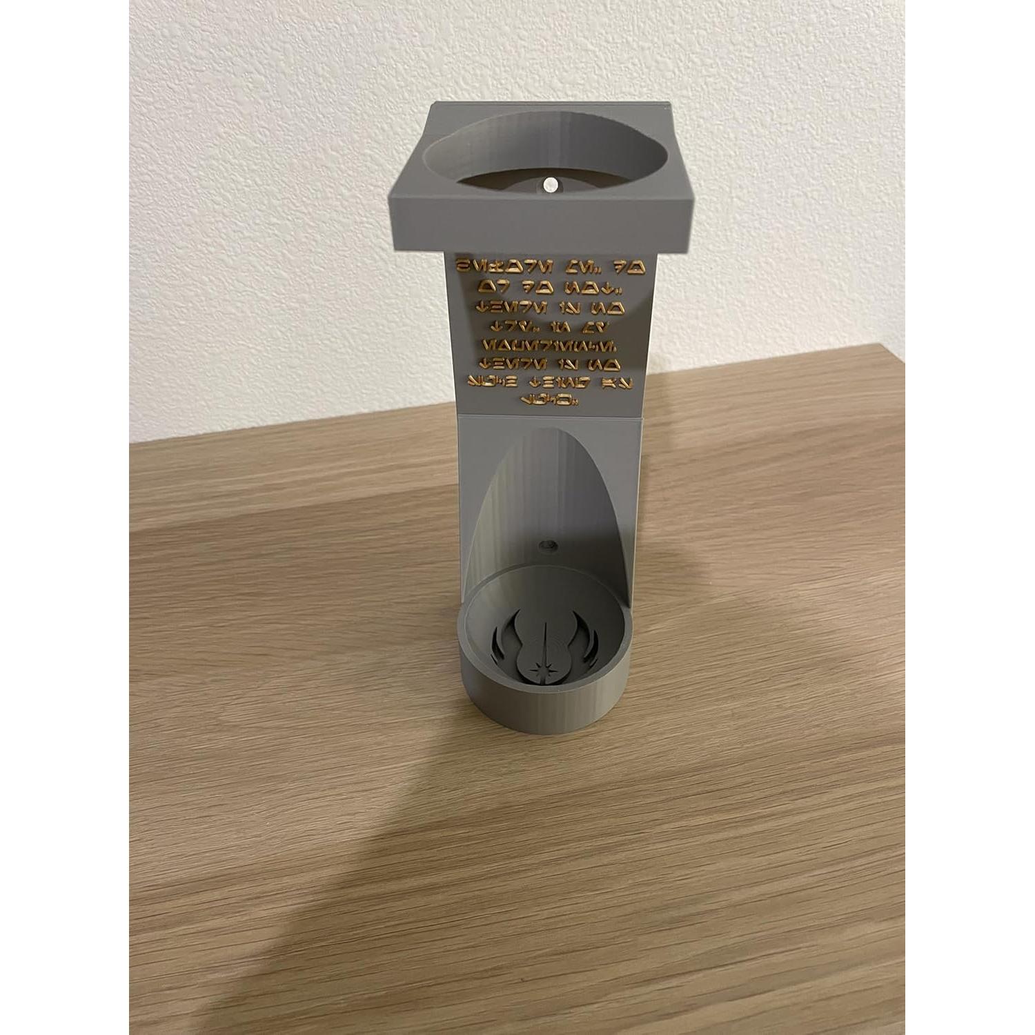 Soporte Vertical para Sable de Luz Savi - Gris Jedi