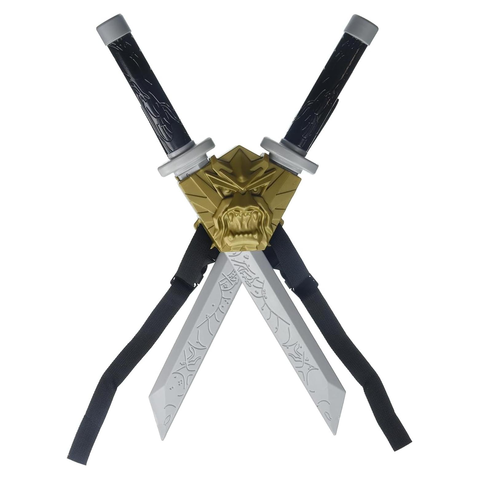 Conjunto de Armas Dragón Ninja Disguise 2 Espadas y Mochila