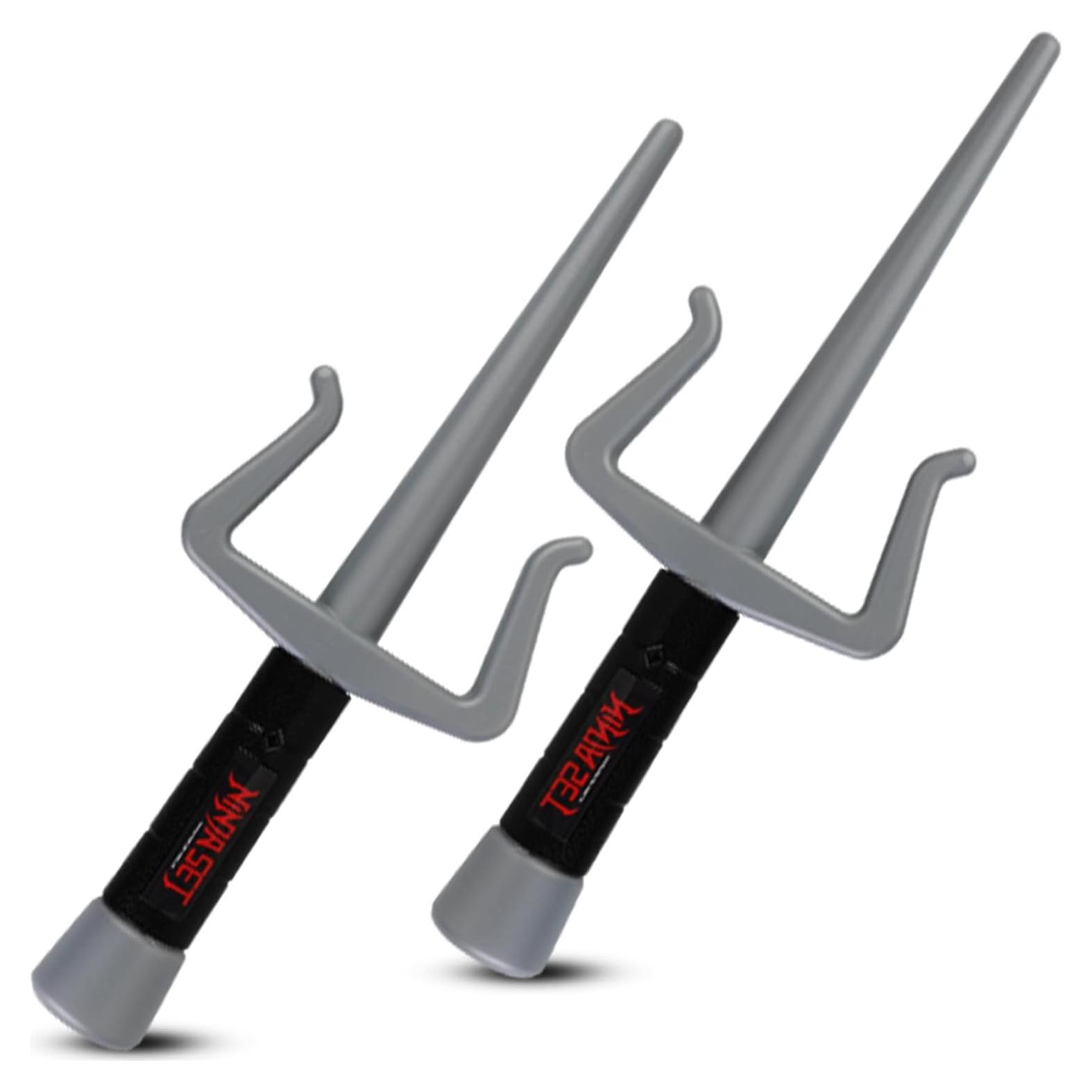 Armas de Ninja Sai de Plástico Liberty Imports 2 Pcs