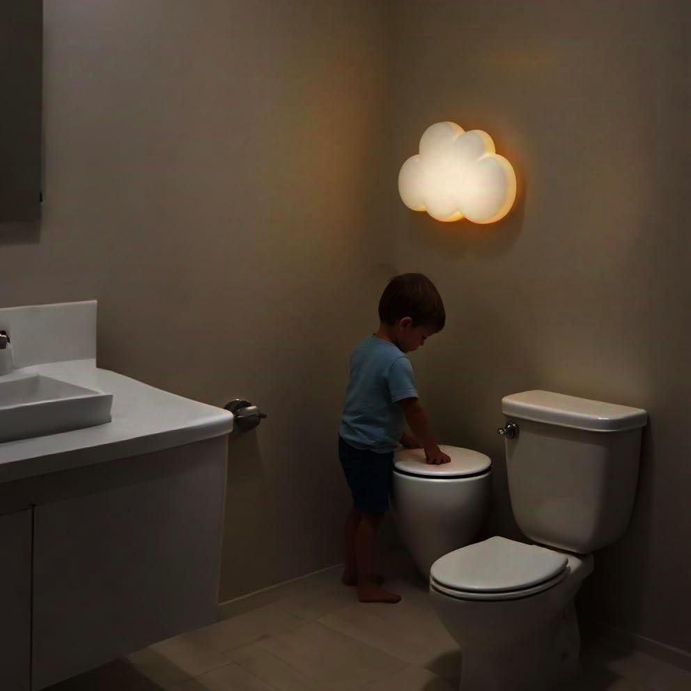 Luz Nocturna LED Ausaye Nube Enchufable con Sensor 0.5W