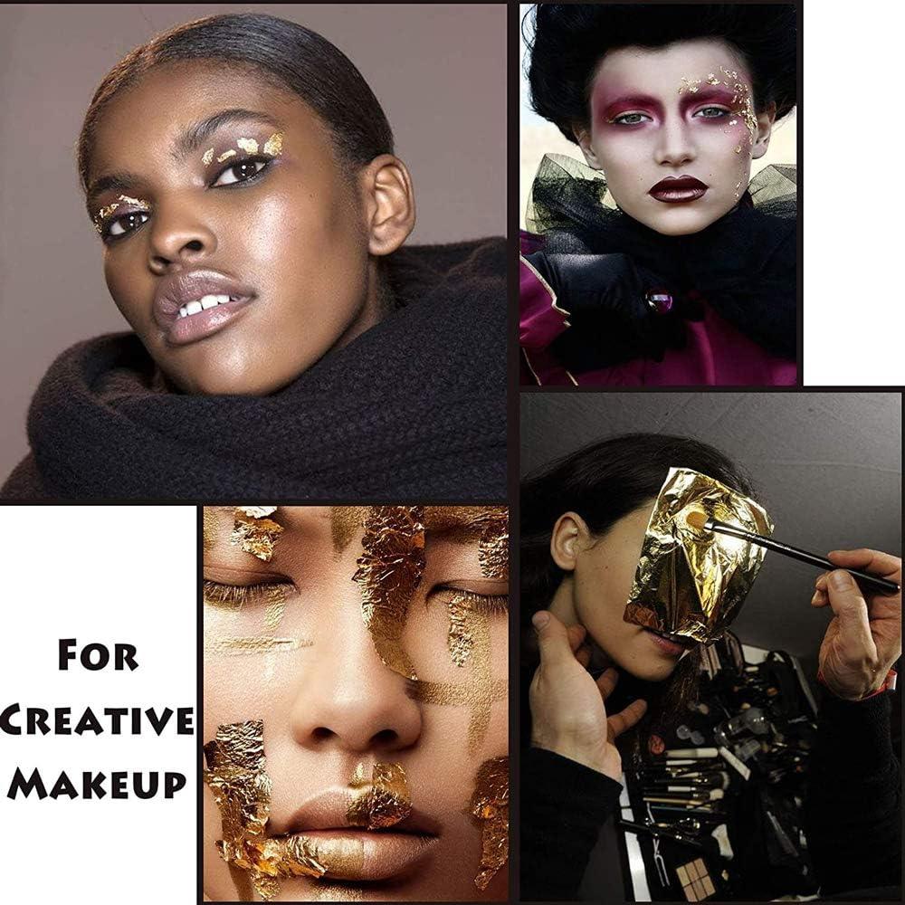 Hojas de Oro Imitación KINNO 12 Colores 600 Piezas 8 x 8.5 cm