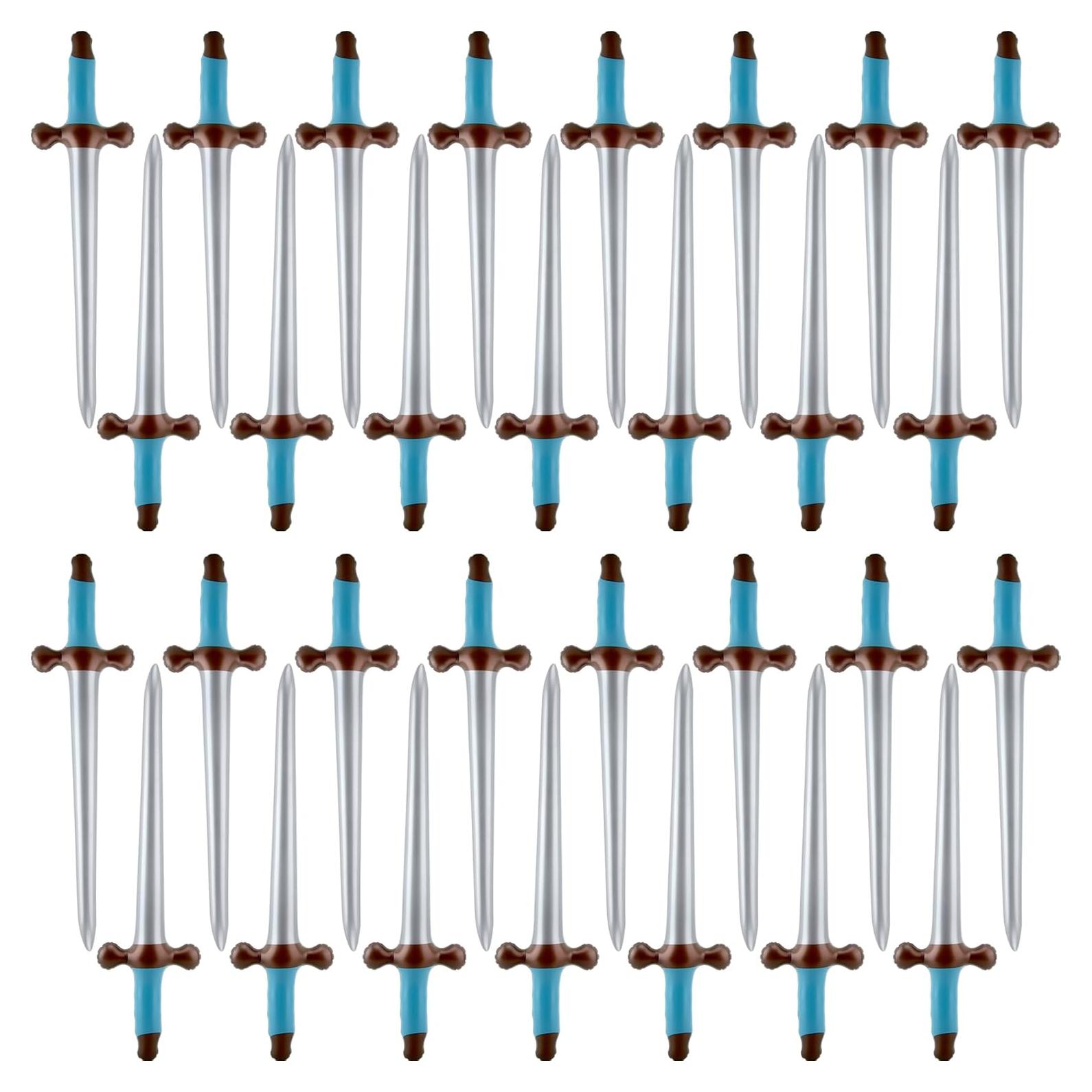 Paquete de 30 Espadas Inflables 60 cm Fahacop para Fiestas