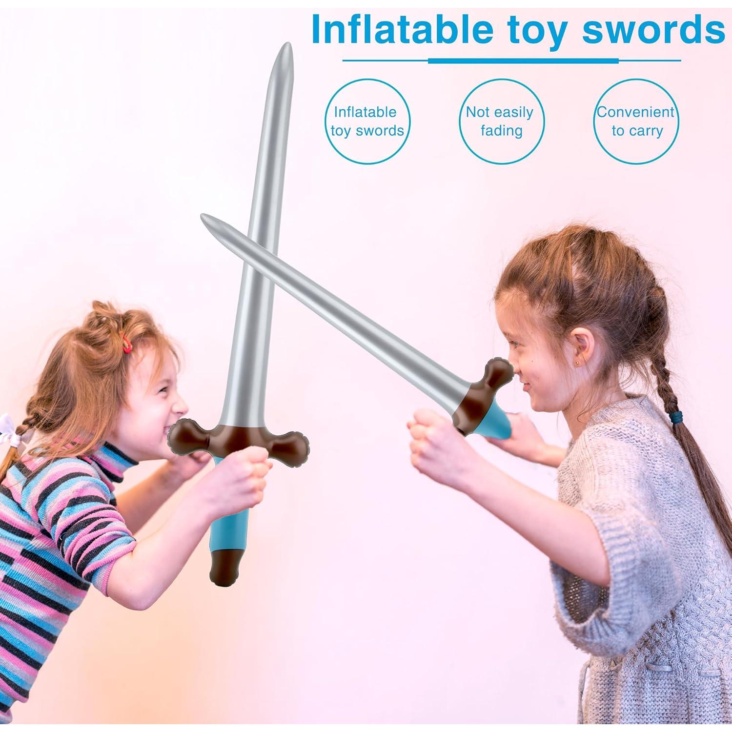 Paquete de 30 Espadas Inflables 60 cm Fahacop para Fiestas