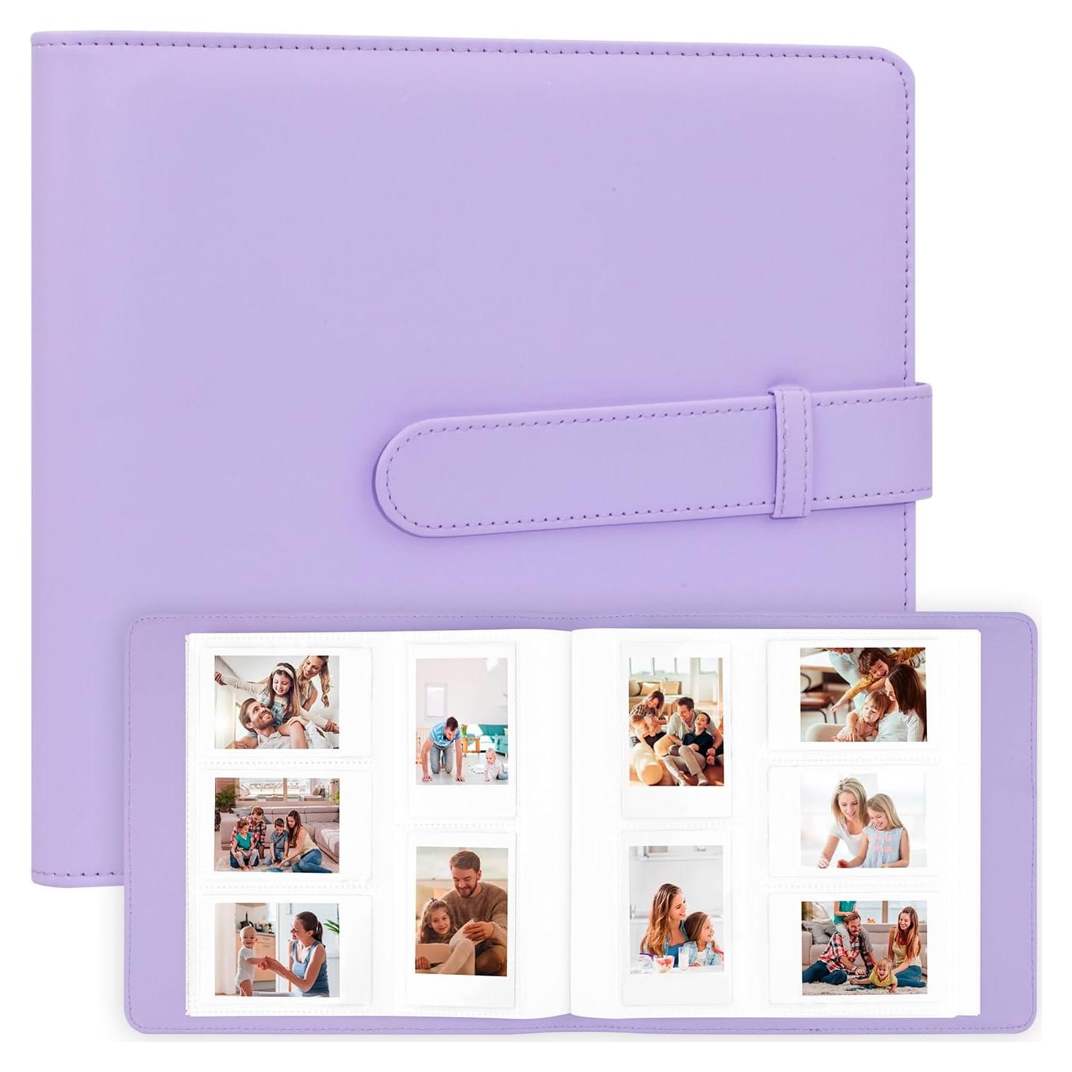 Álbum de Fotos Veicevol 360 Bolsillos Púrpura para Instax