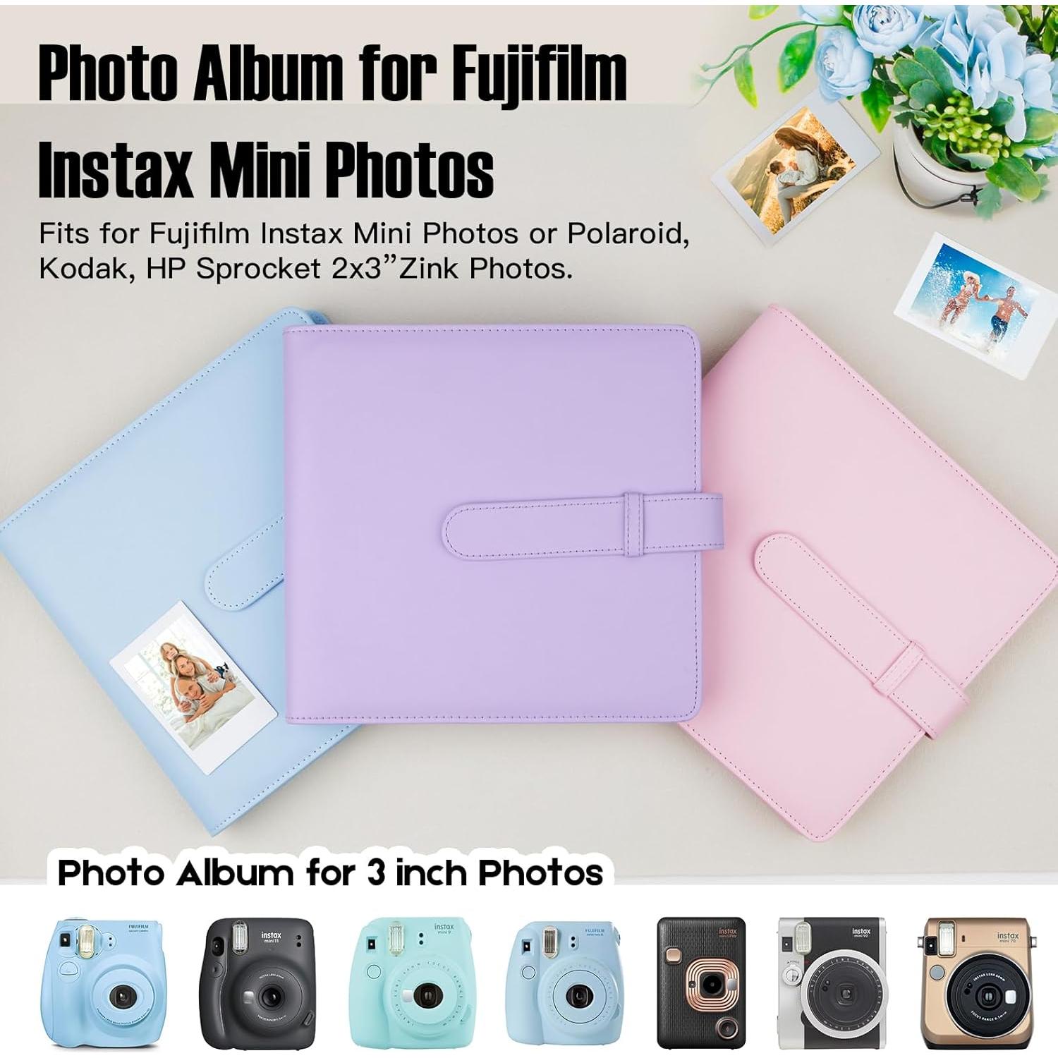 Álbum de Fotos Veicevol 360 Bolsillos Púrpura para Instax