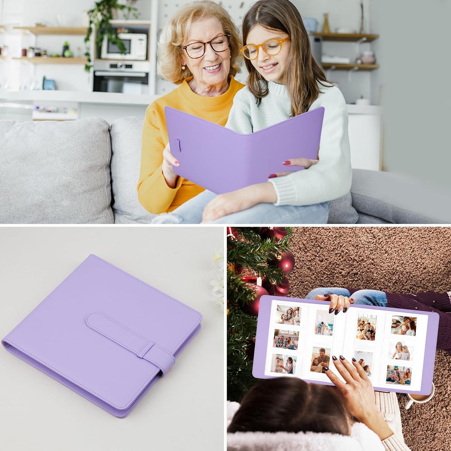 Álbum de Fotos Veicevol 360 Bolsillos Púrpura para Instax