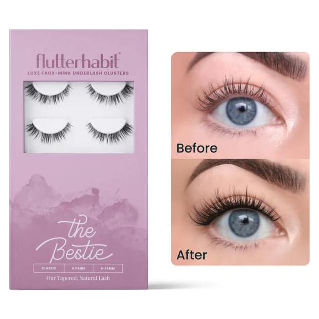 Kit de Extensión de Pestañas FlutterHabit Mejor Amiga - 6 Juegos