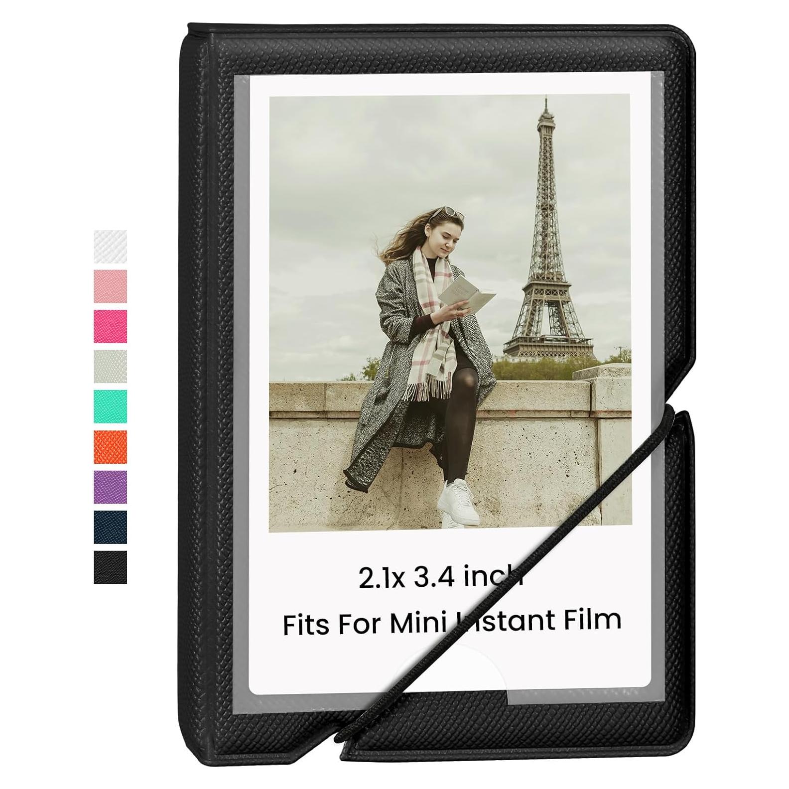 Álbum de Fotos Mini LIFTING 28 Bolsillos 5x8 cm Negro