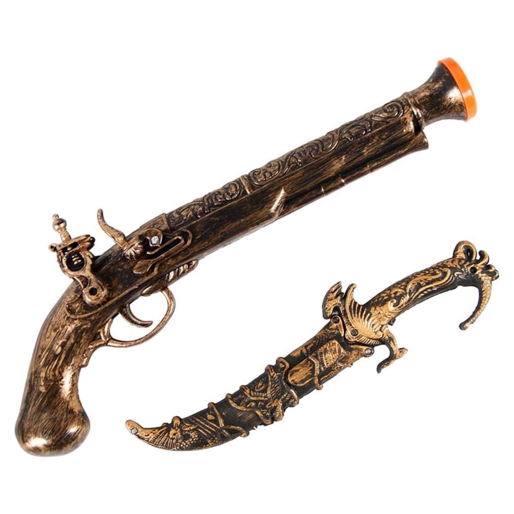 Conjunto de Juguete Pirata WENYUANHOME - Espada y Pistola