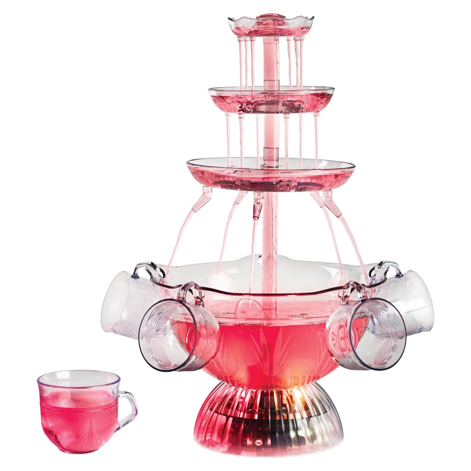 Fuente de Fiesta Iluminada Nostalgia 3 Niveles 3.78L