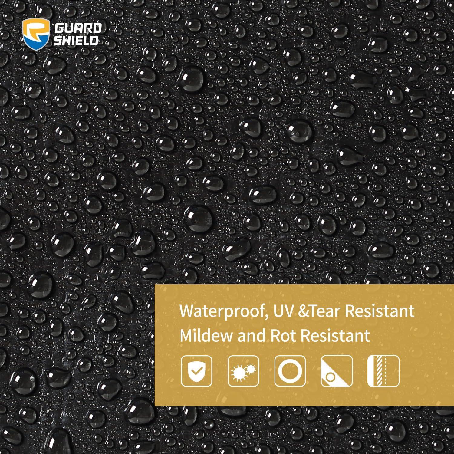 Lona Multiuso Impermeable GUARD SHIELD 1.83x2.44m Negra/Plata