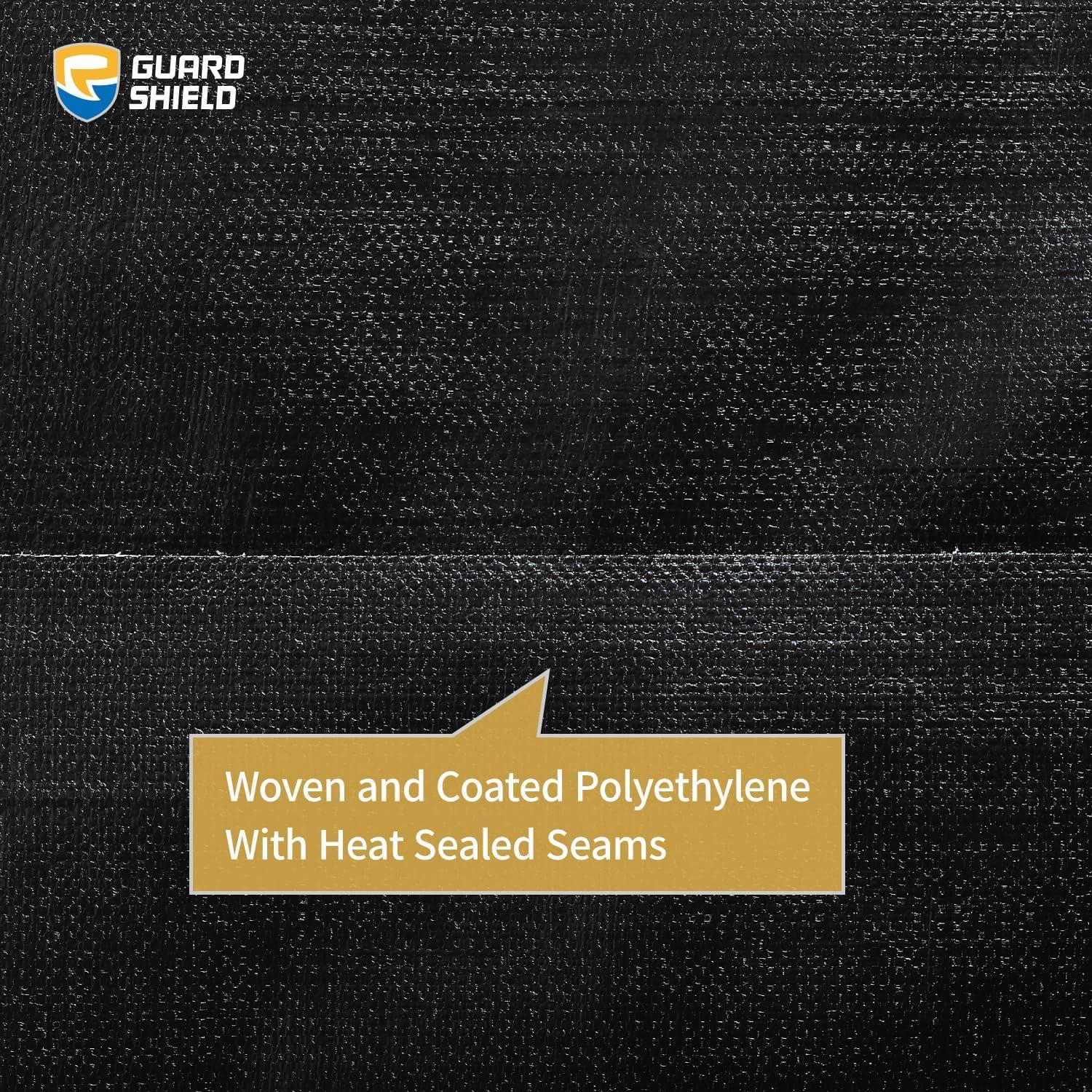Lona Multiuso Impermeable GUARD SHIELD 1.83x2.44m Negra/Plata