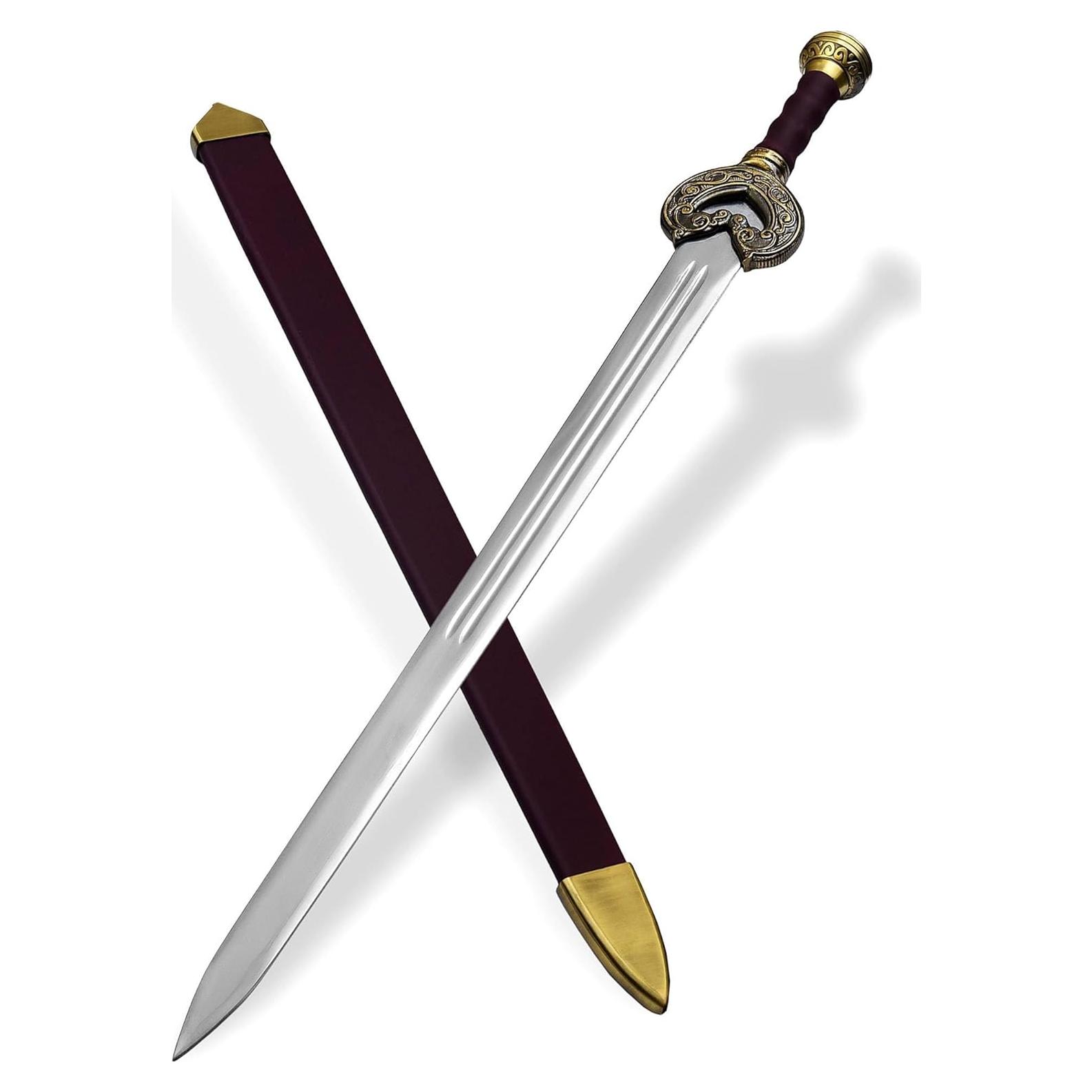 Espada de Fantasía QURESHI KNIFES 99 cm con Funda y Placa