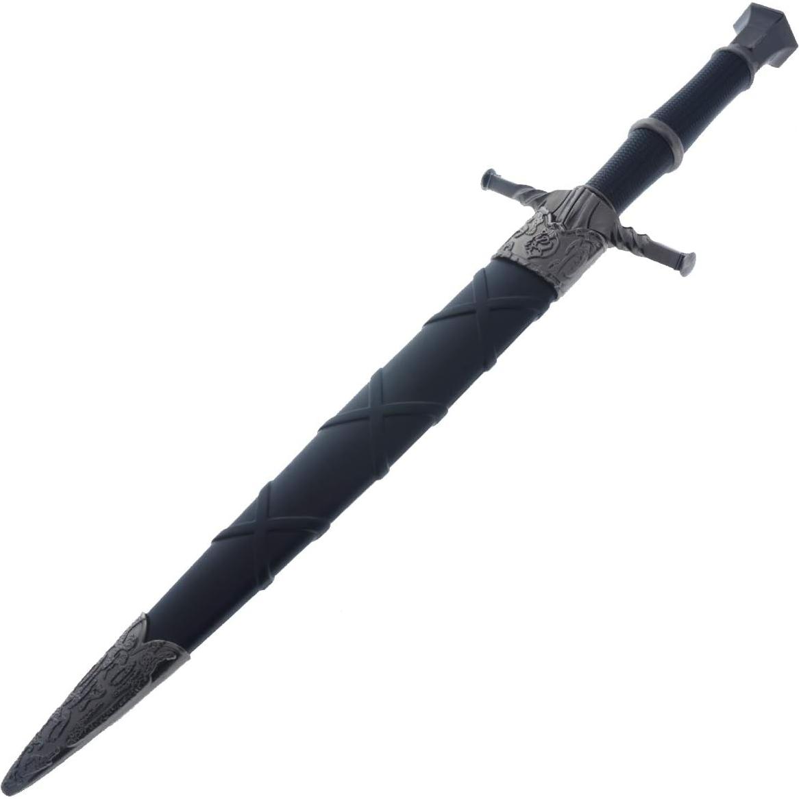 Daga Medieval APMRUMGO 40 cm Acero Inoxidable Negra