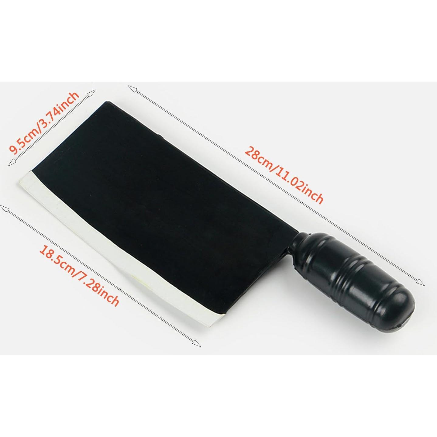 Cuchillo Carnicero Falso BinaryABC Halloween 28x9.5cm