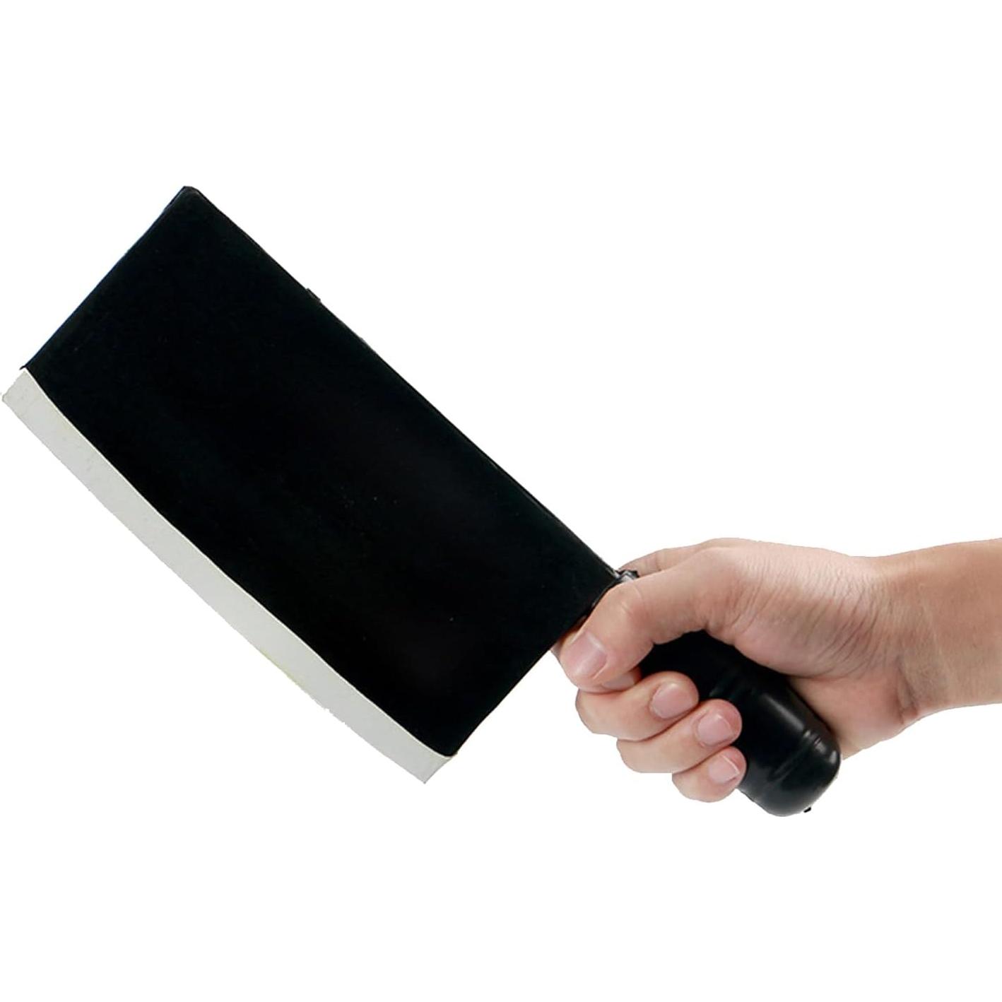 Cuchillo Carnicero Falso BinaryABC Halloween 28x9.5cm