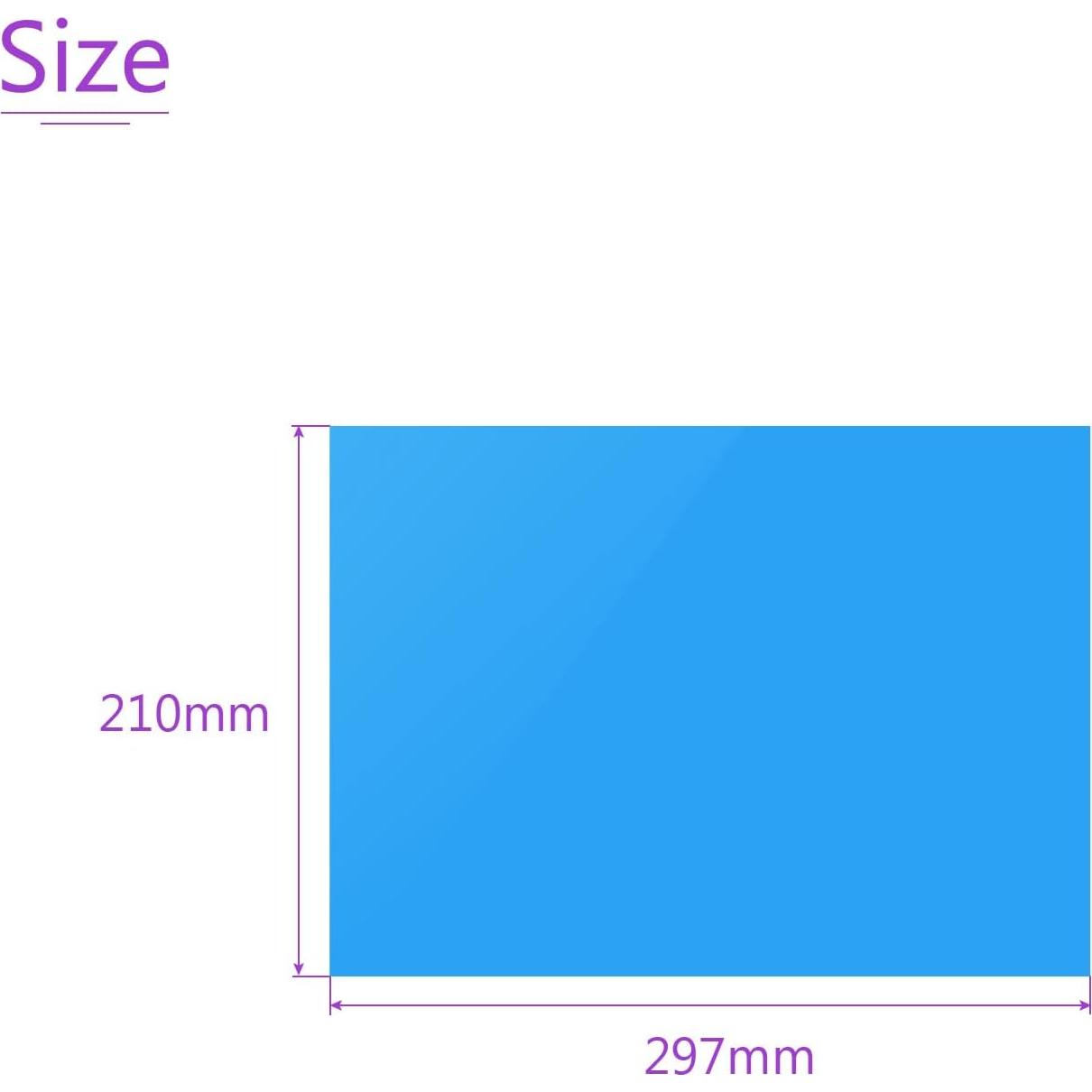 Filtro de Gel de Corrección DMiotech 10 Pcs PVC Azul 297x210mm