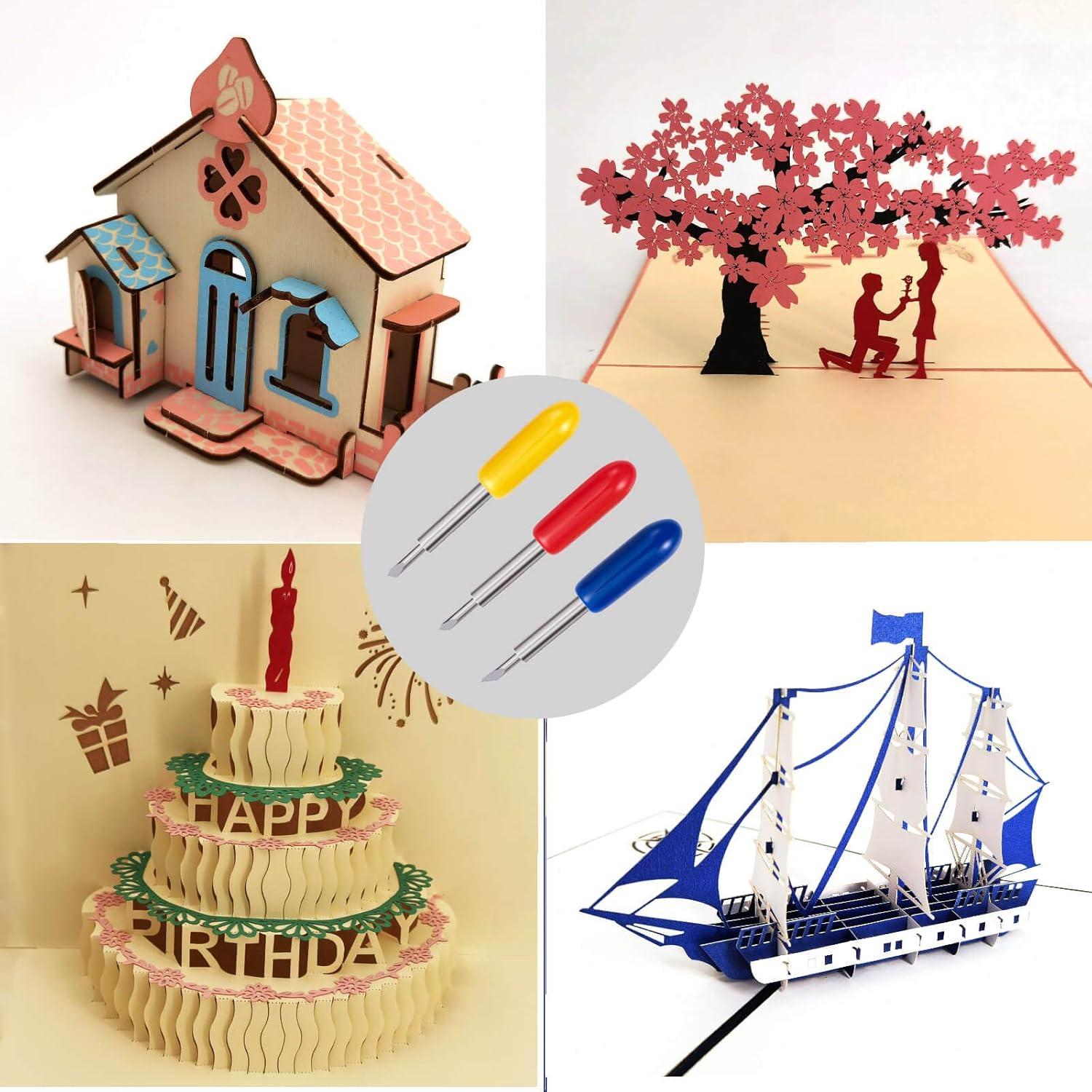 30 Cuchillas de Corte STREWEEK para Cricut Explore Air 2/3/Maker