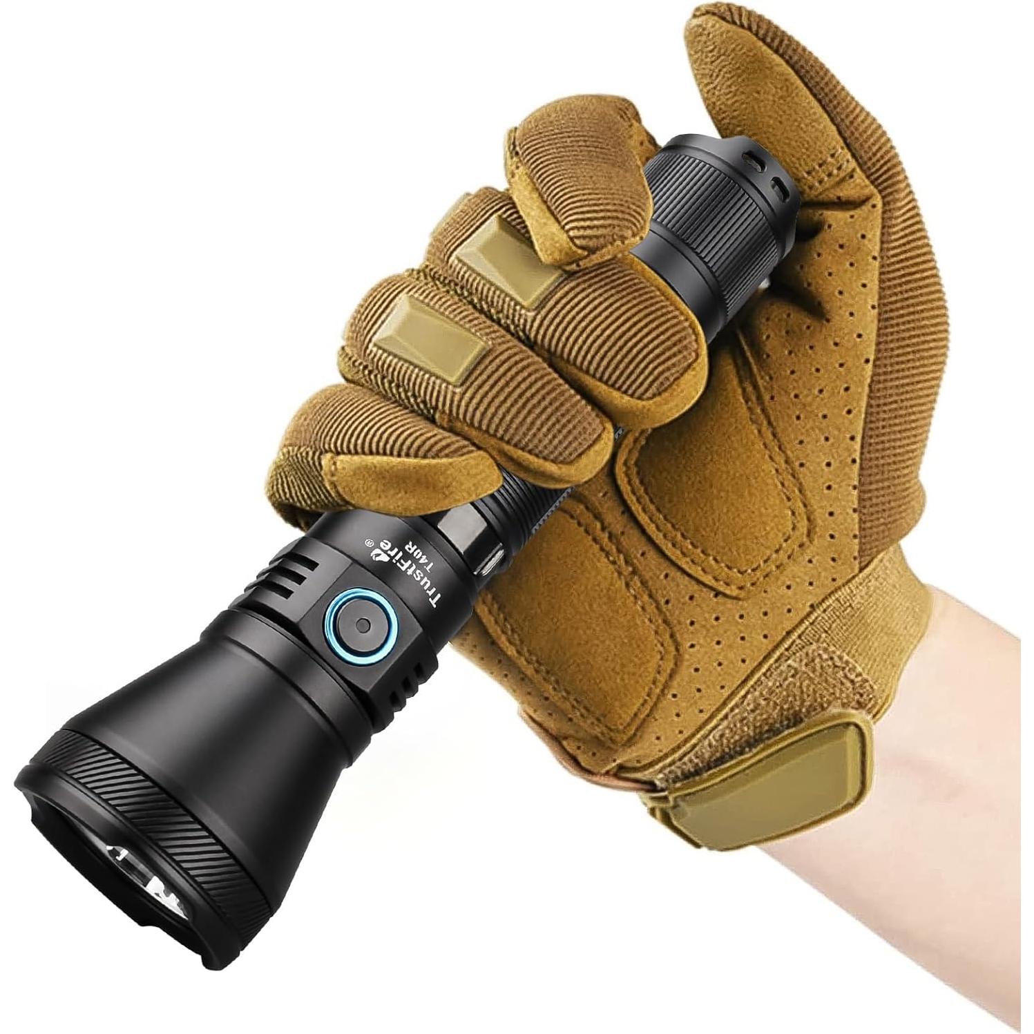 Linterna Táctica TrustFire T40R LED 1800 Lúmenes IP68 6 Modos