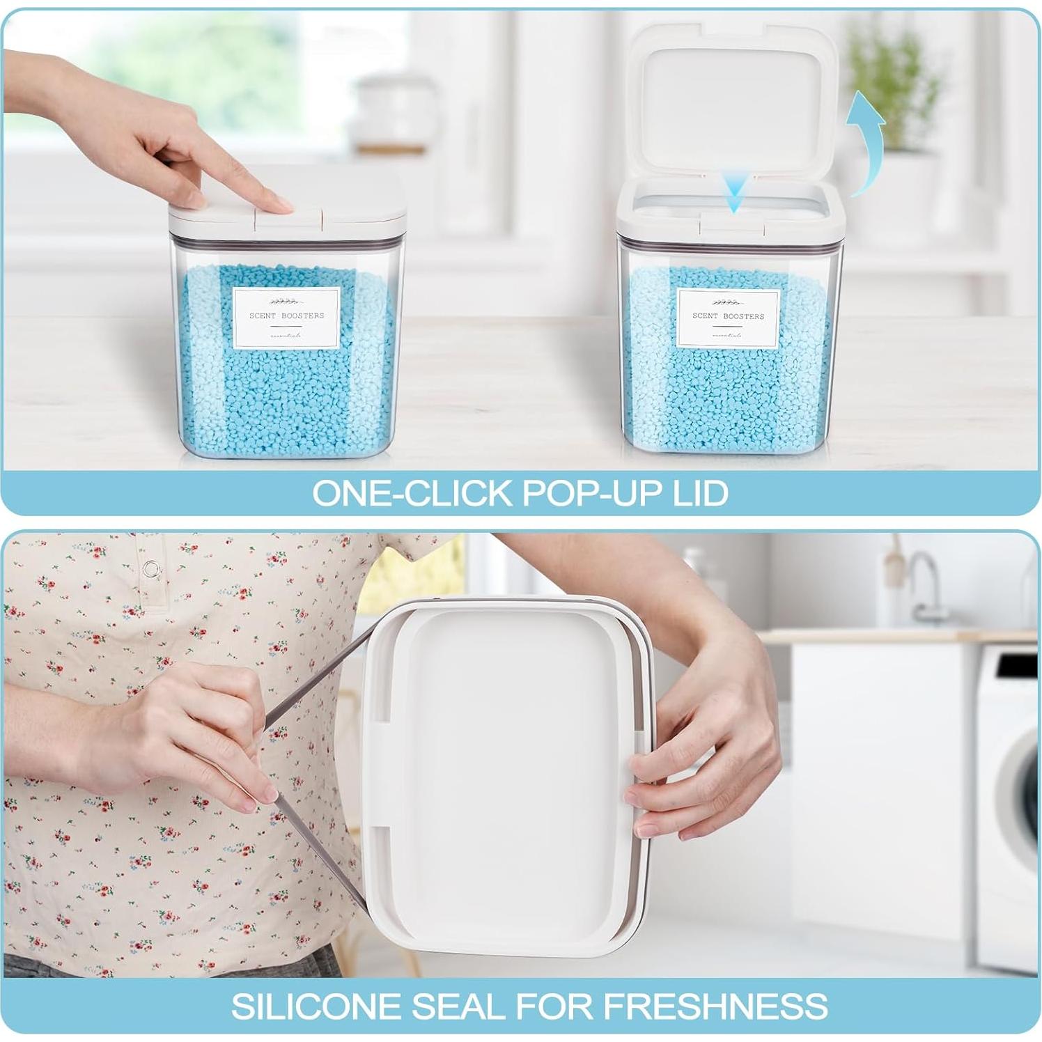 Contenedores Herméticos para Detergente Zingbee 4 Piezas