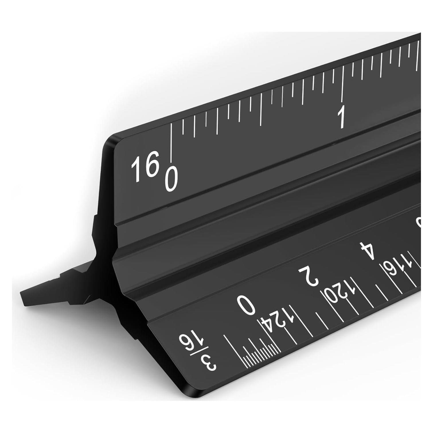 Regla de Escala Arquitectónica Rena Chris 30.48 cm Aluminio