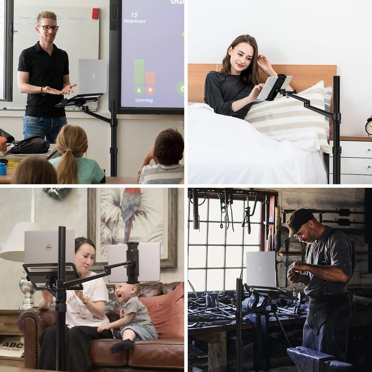 Soporte de Montaje Ajustable Magichold para Laptop y Tableta Negro