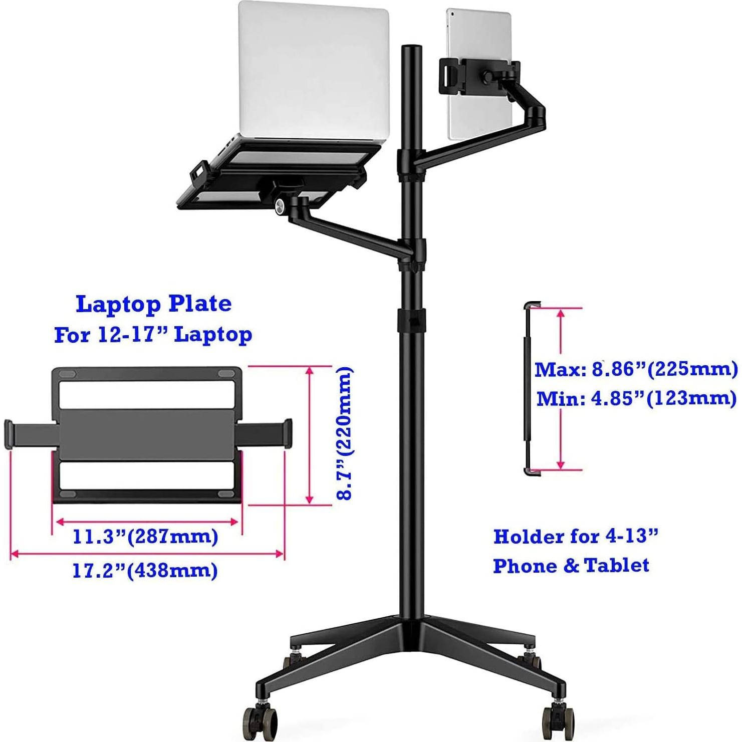 Soporte de Montaje Ajustable Magichold para Laptop y Tableta Negro