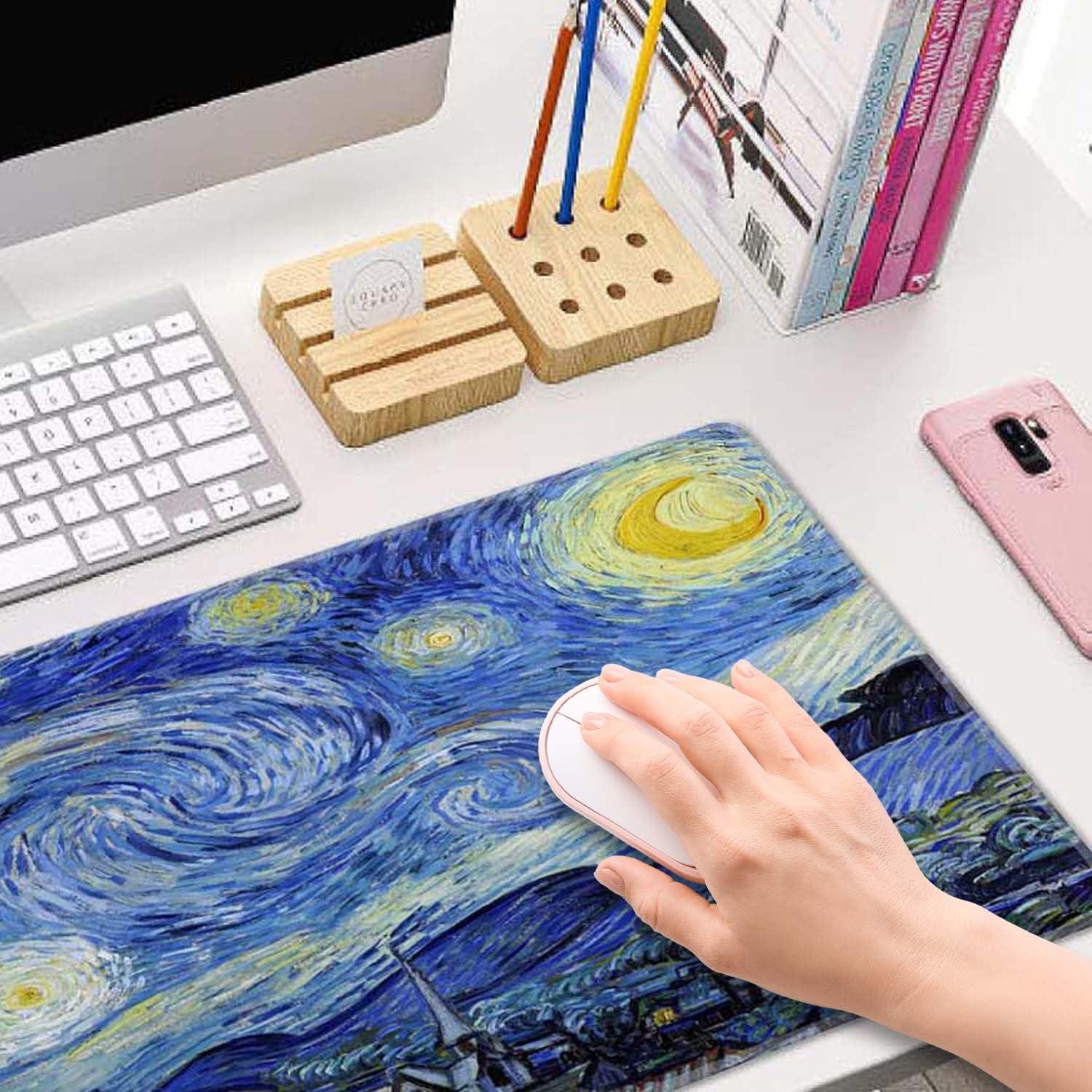 Alfombrilla de Ratón Wasica Vincent Van Gogh 800x300mm Antideslizante