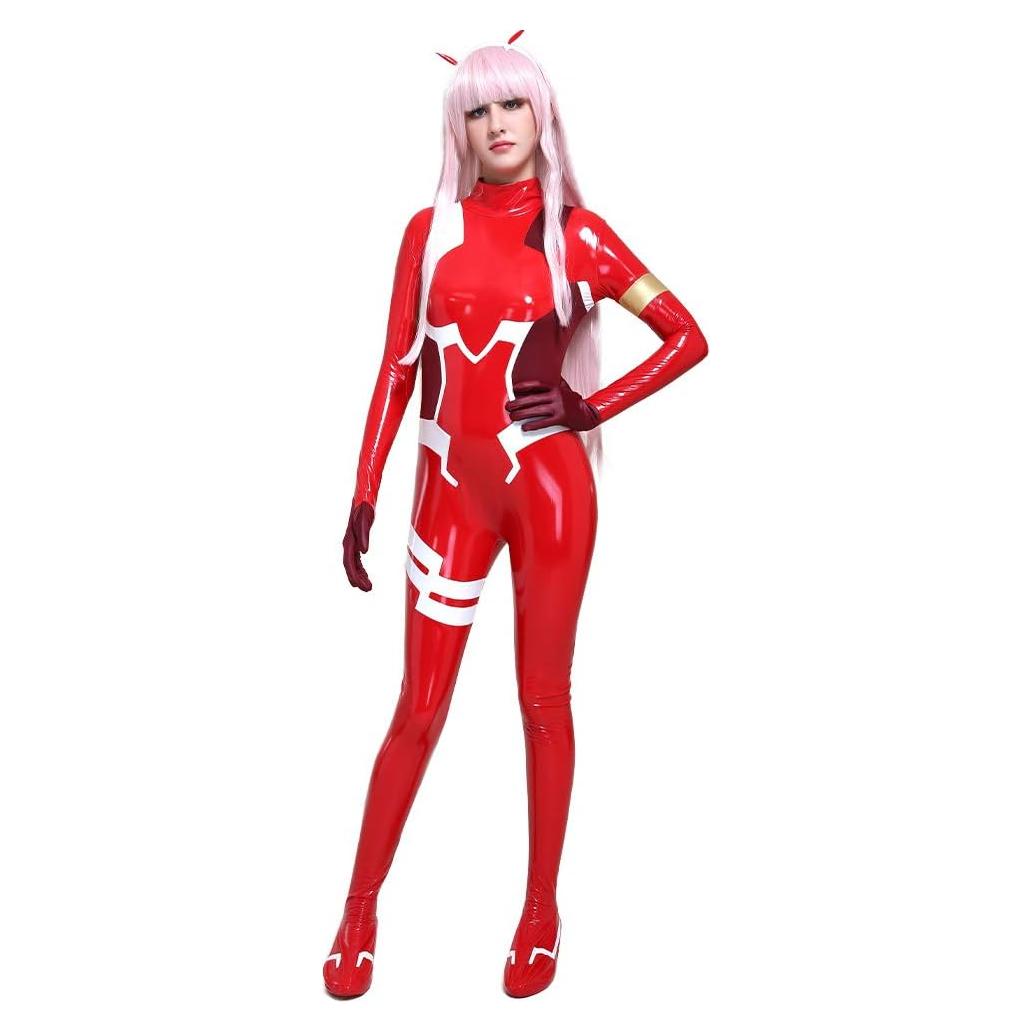 Traje de Cosplay para Mujeres Cosplay.fm Rojo PU Mediano