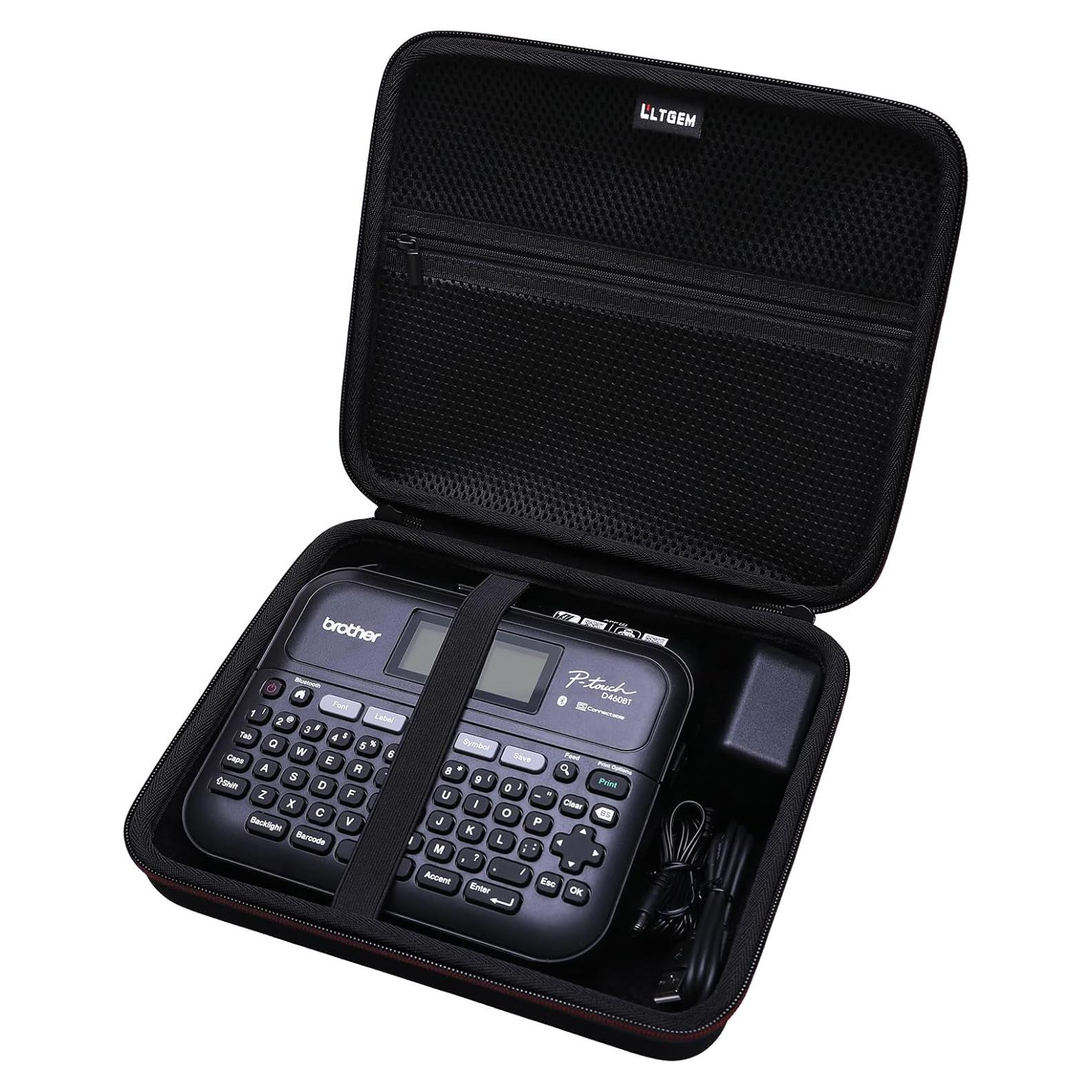 Funda LTGEM para Etiquetadora Brother P-Touch PT-D610BT Negra