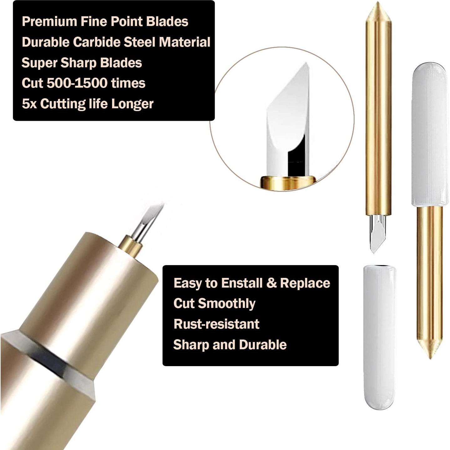 Cuchillas de Punta Fina Premium Niantime 20 Pcs para Maker y Explore