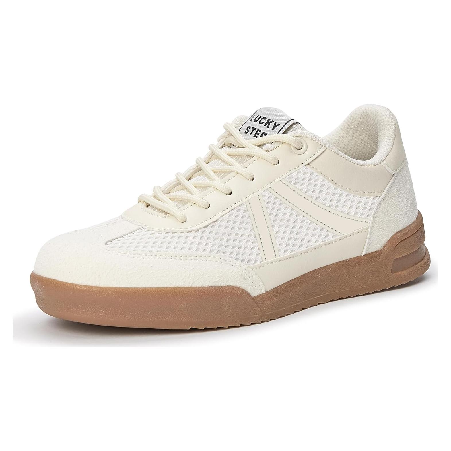 Zapatillas Retro para Mujer Lucky Step Malla Suela Goma 6